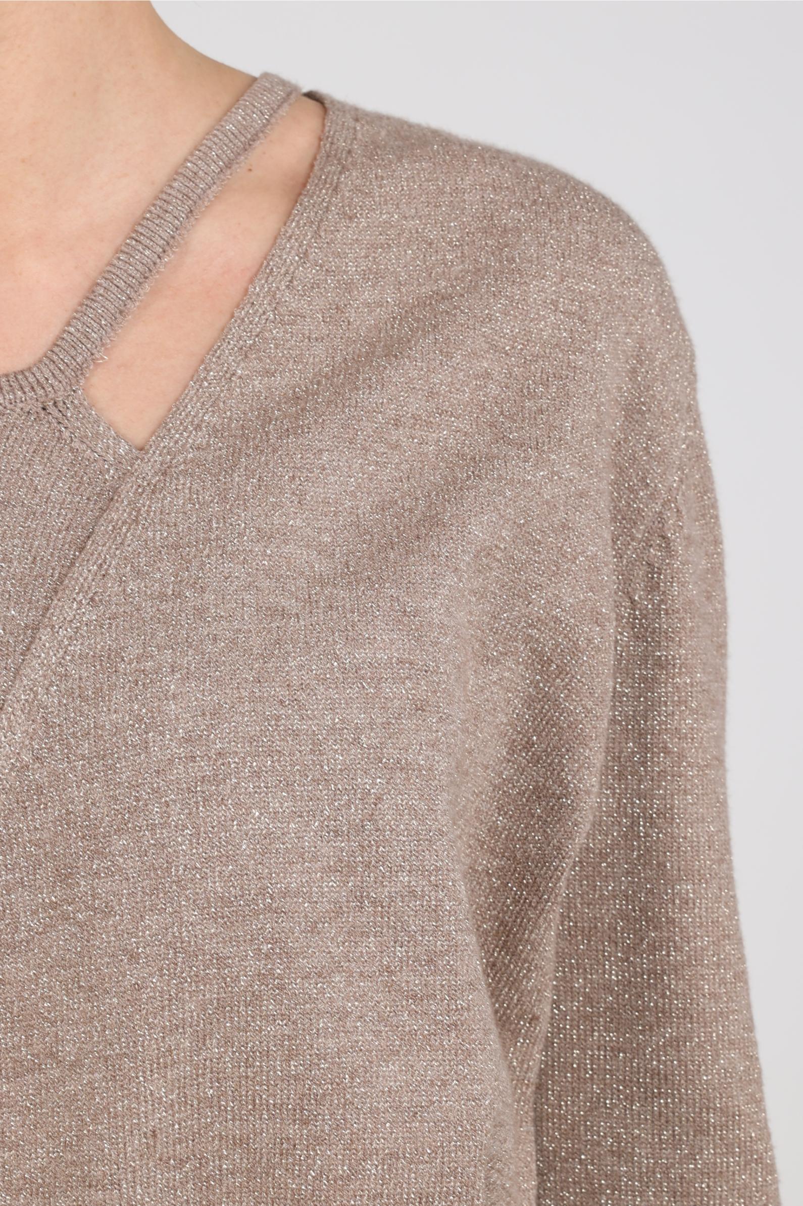 Kolli Pullover Lurex | Taupe