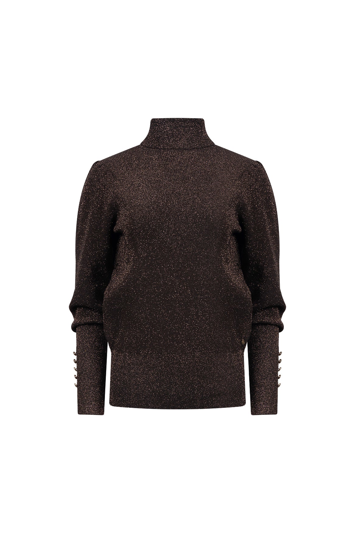 Sylvia Pullover Lurex | Chocolate