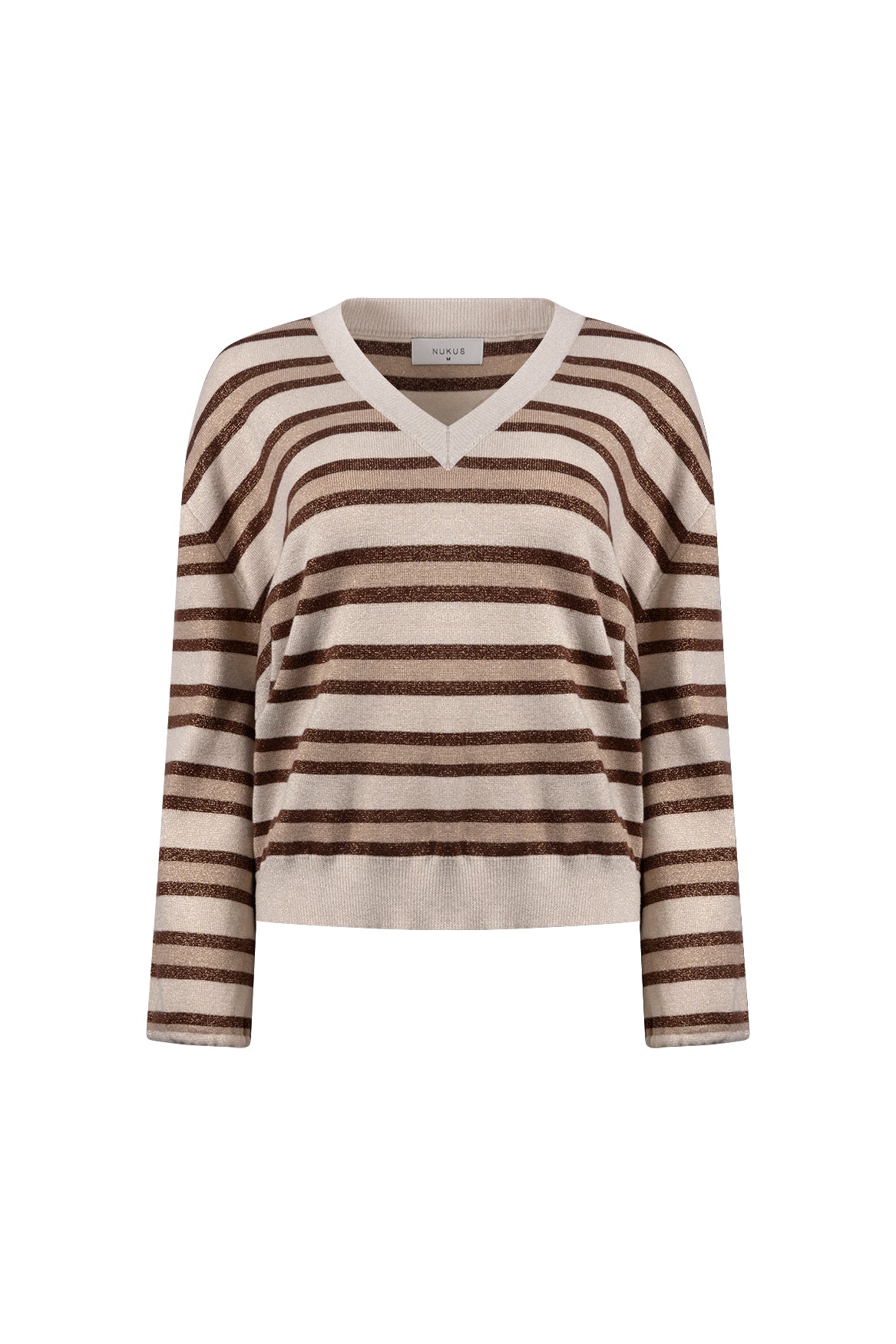 Kim Pullover Stripe | Sand/Toffee