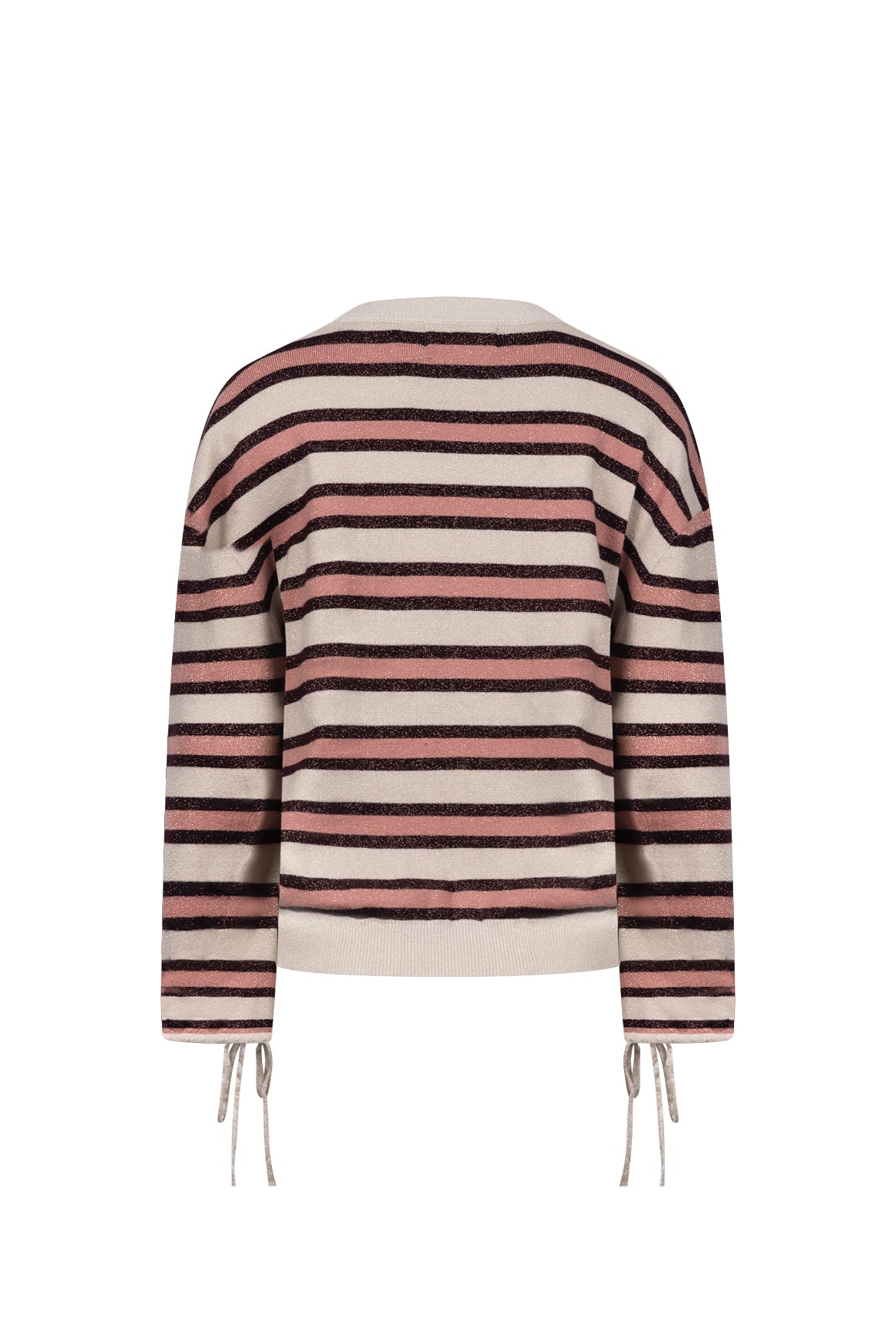 Kim Pullover Stripe | Sand/Rose