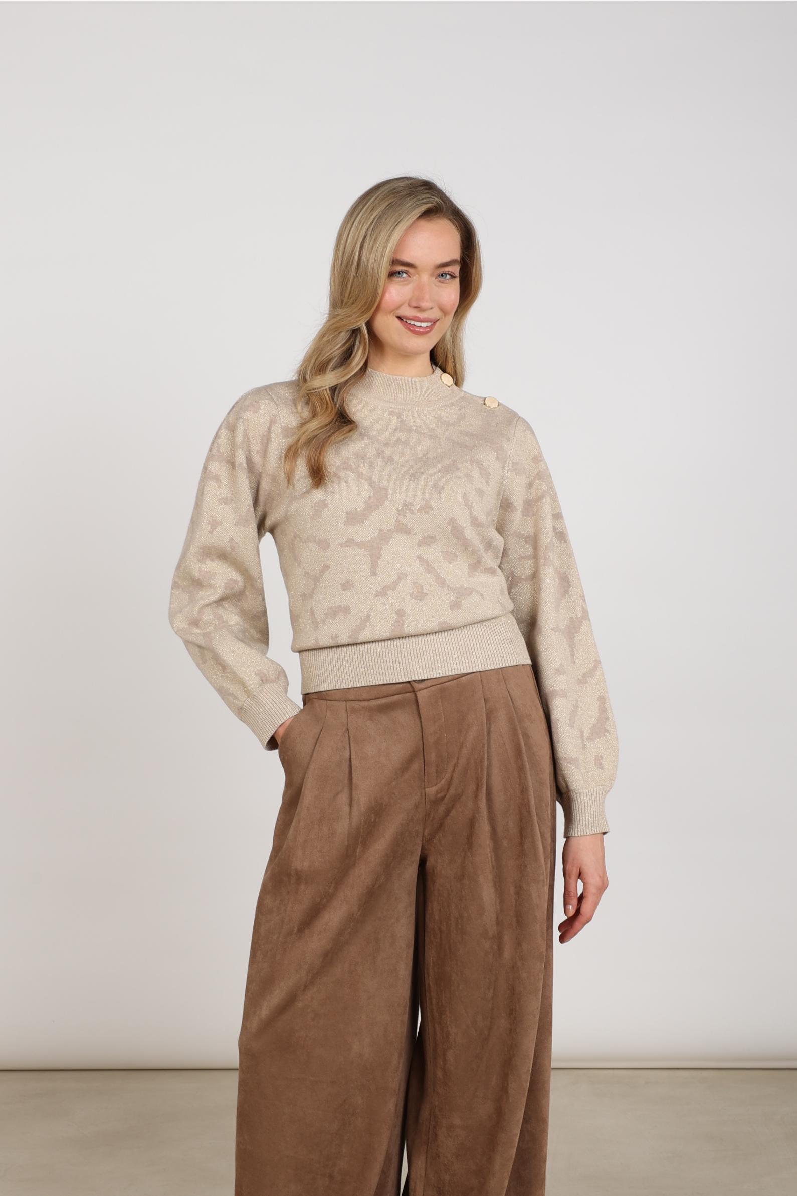 Kristel Pullover Print | Sand