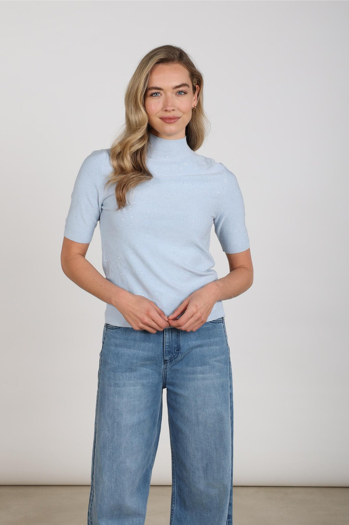 Linsy Pullover SS | Sky
