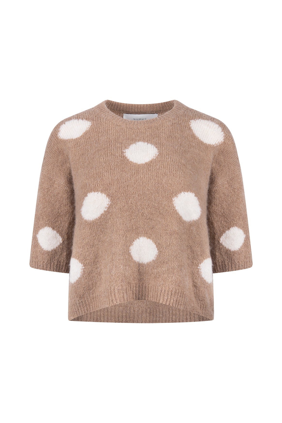 Lara Pullover Dots | Taupe