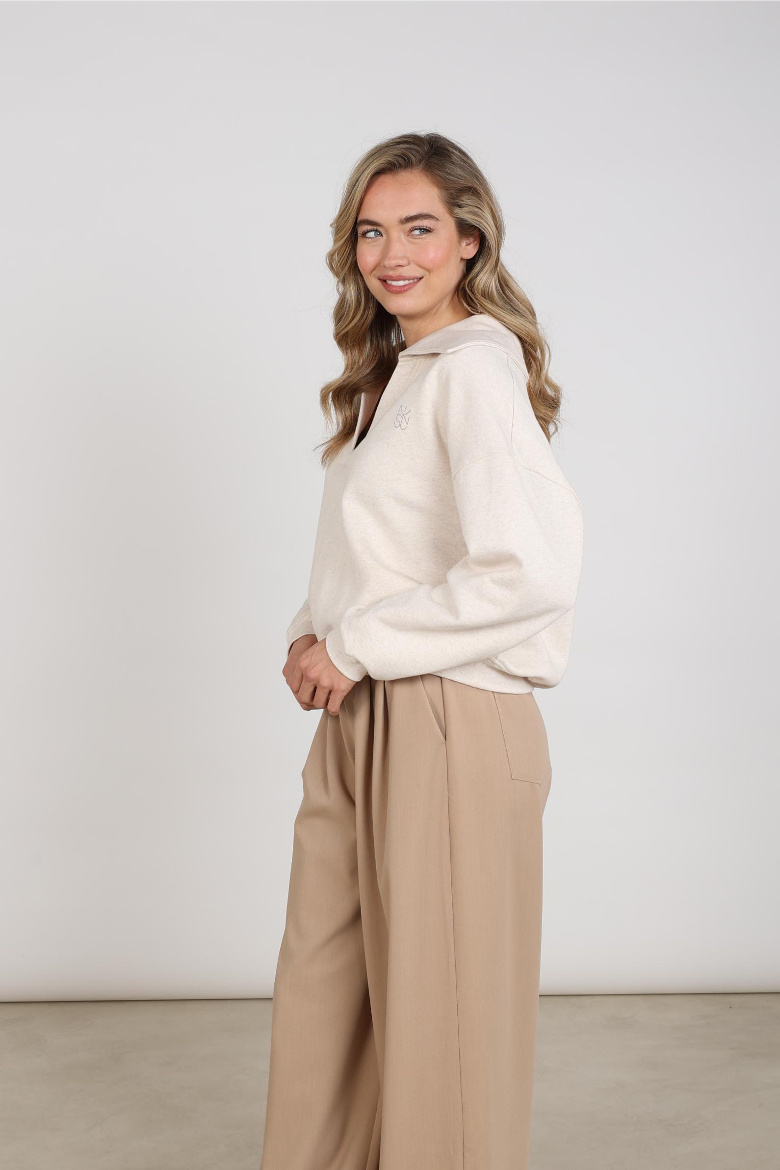 Nicky Pullover | Sand Melange