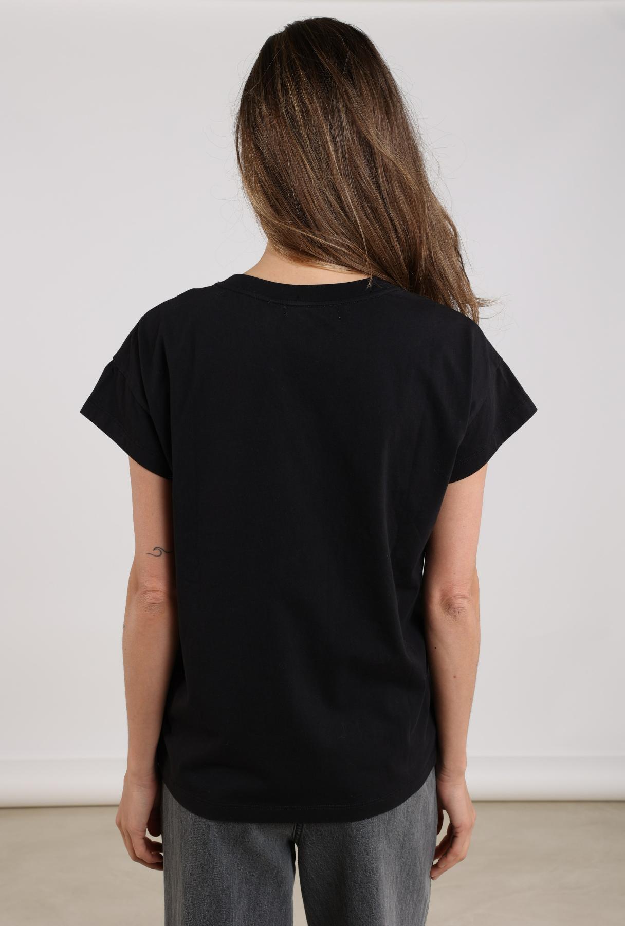 Pearly Shirt Flower | Black