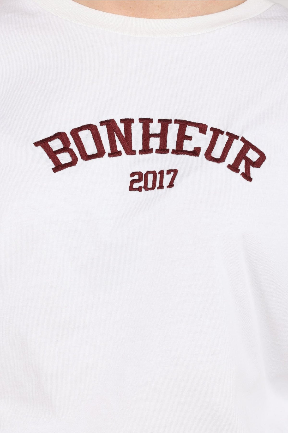 Senna T-shirt | Offwhite/Cherry