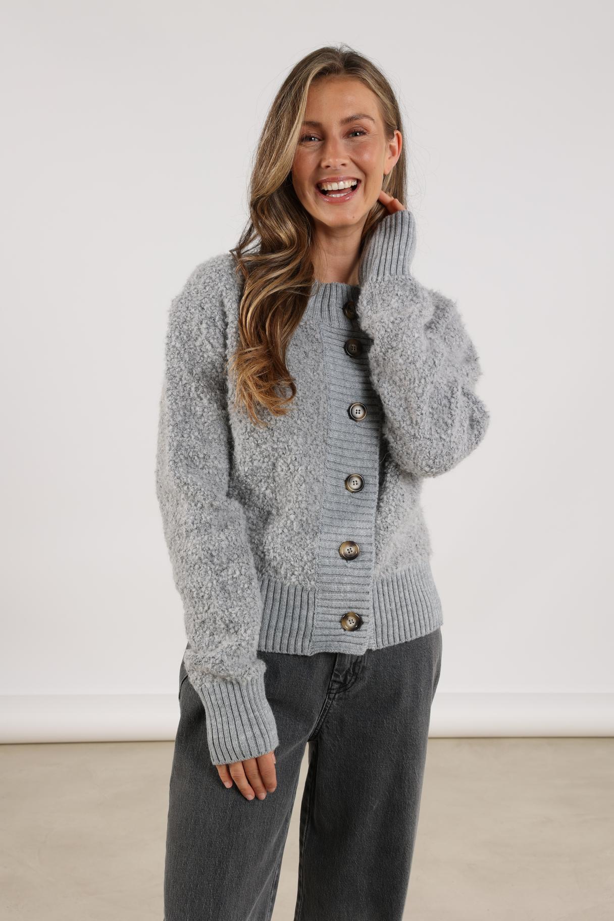 Kayle Cardigan | Light grey