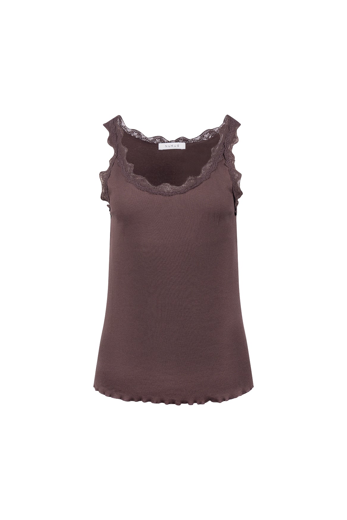 Maddie Singlet Lace | Chocolate
