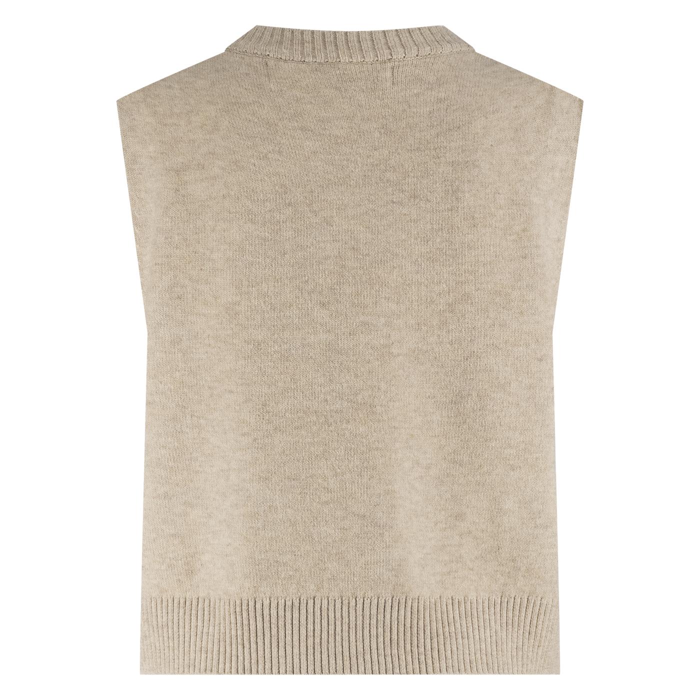 Intarsia Spencer | Sand