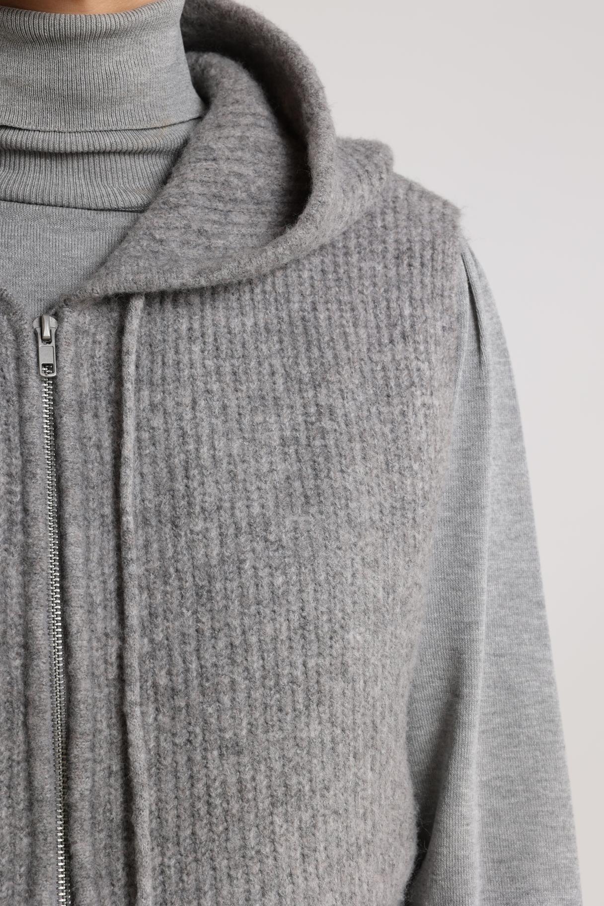 Lilly Gilet Zipper | Grey
