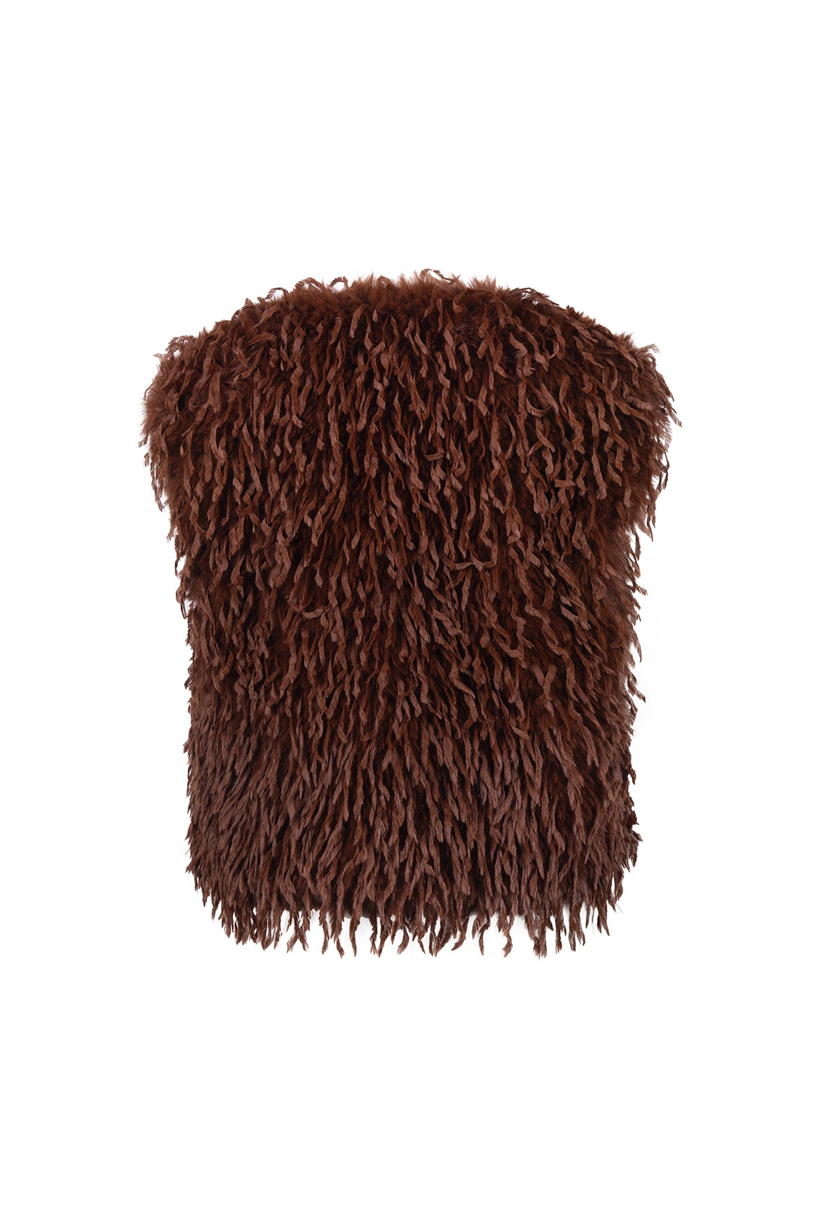 Mila Gilet Feather | Espresso