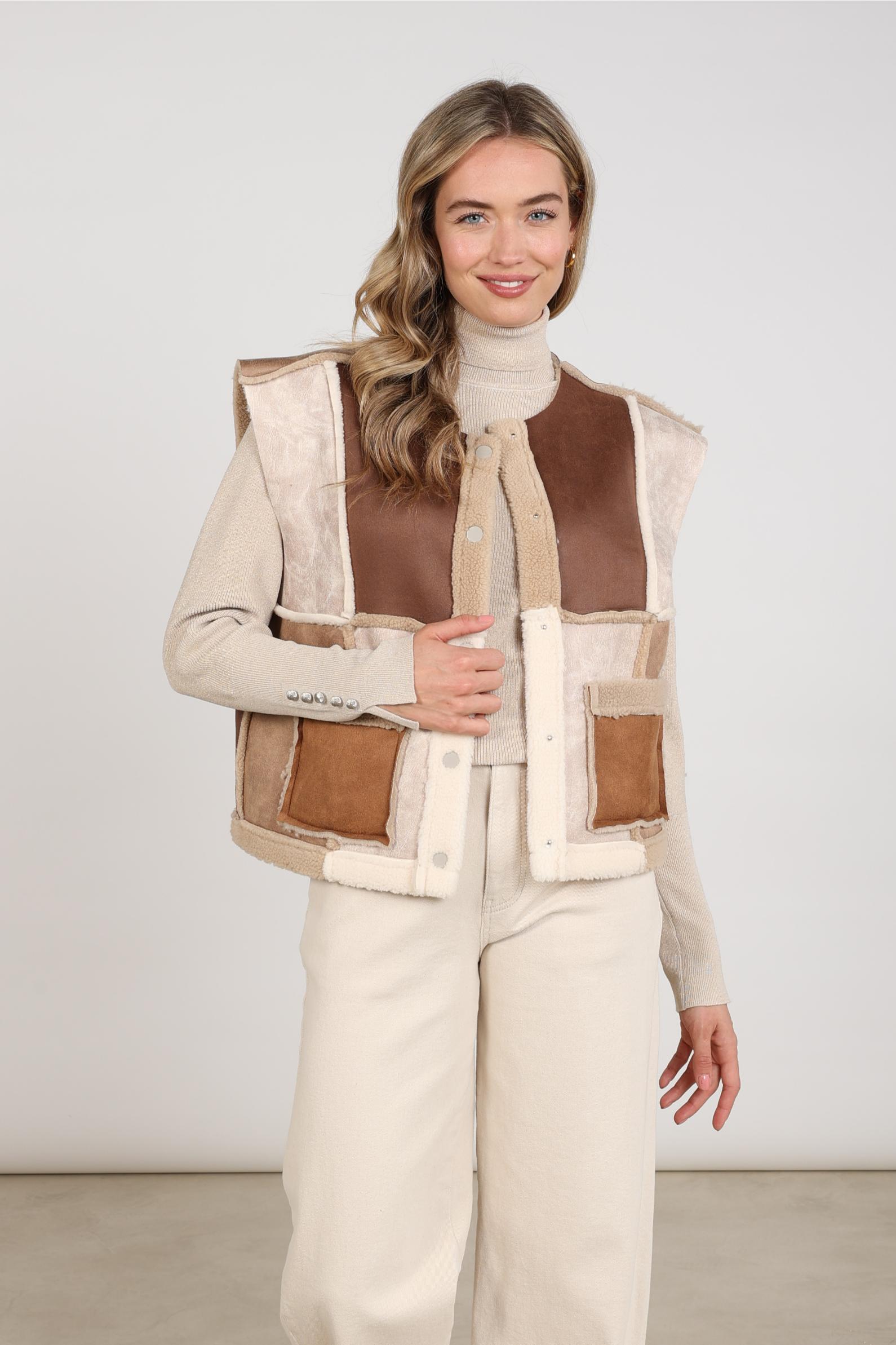Helen Gilet | Sand/Toffee