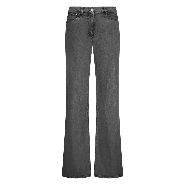 Ruby Pants Denim Studs | Grey Denim