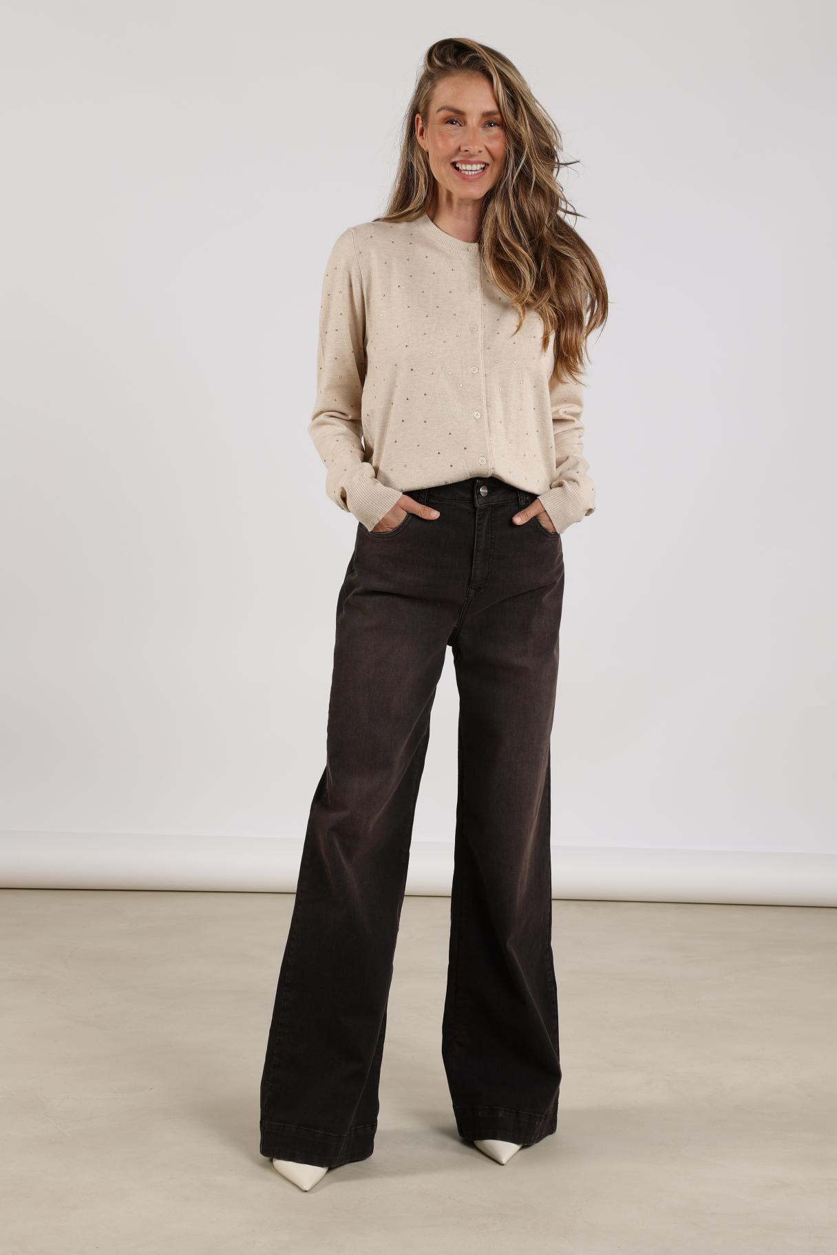 Abby Pants Denim | Dark Chocolate