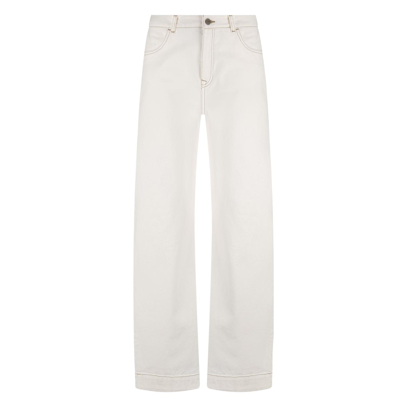 Abby Pants Denim Embroidery | Off White