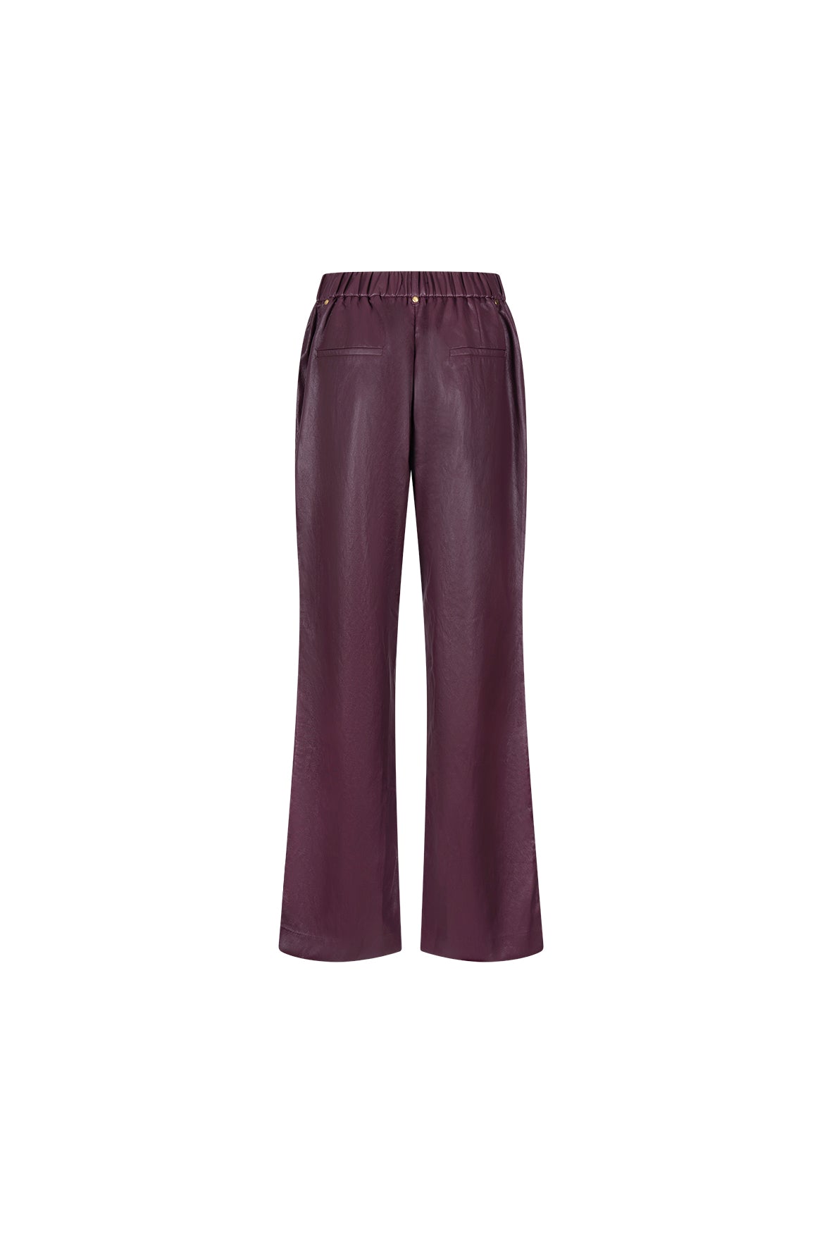Jill Pants PU | Cherry