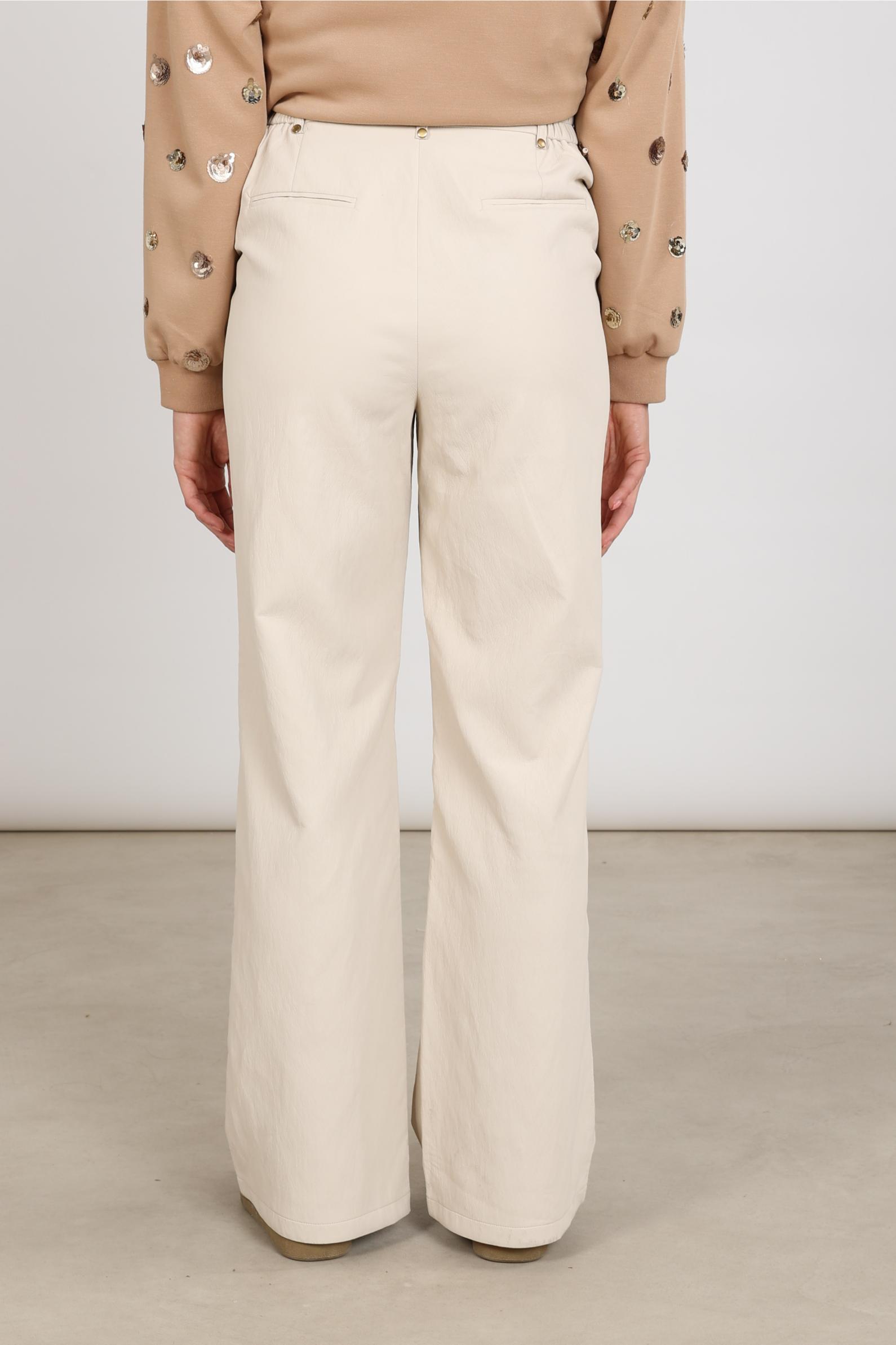 Beverly Pants PU | Sand
