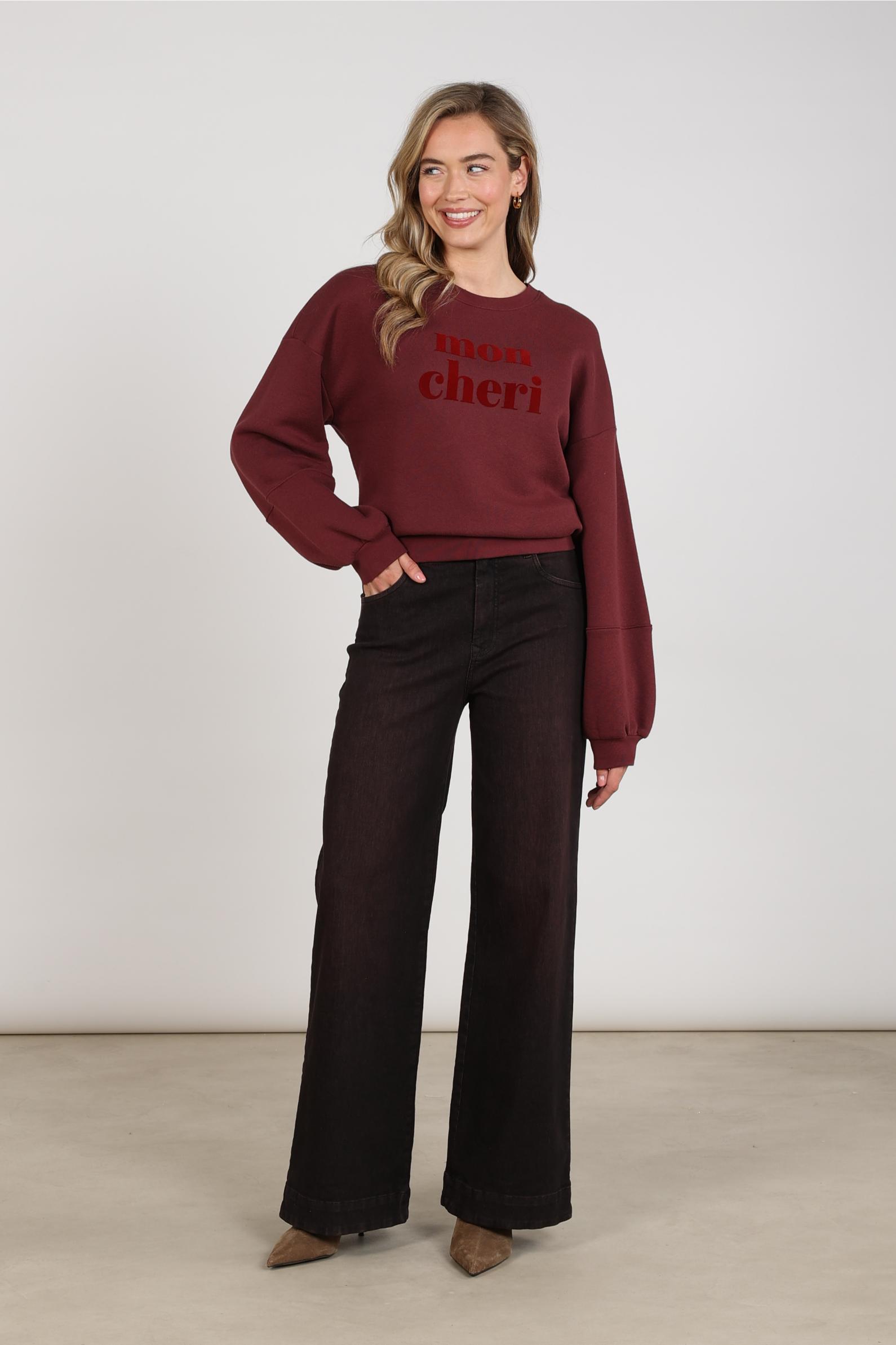 Abby Pants Denim | Cherry