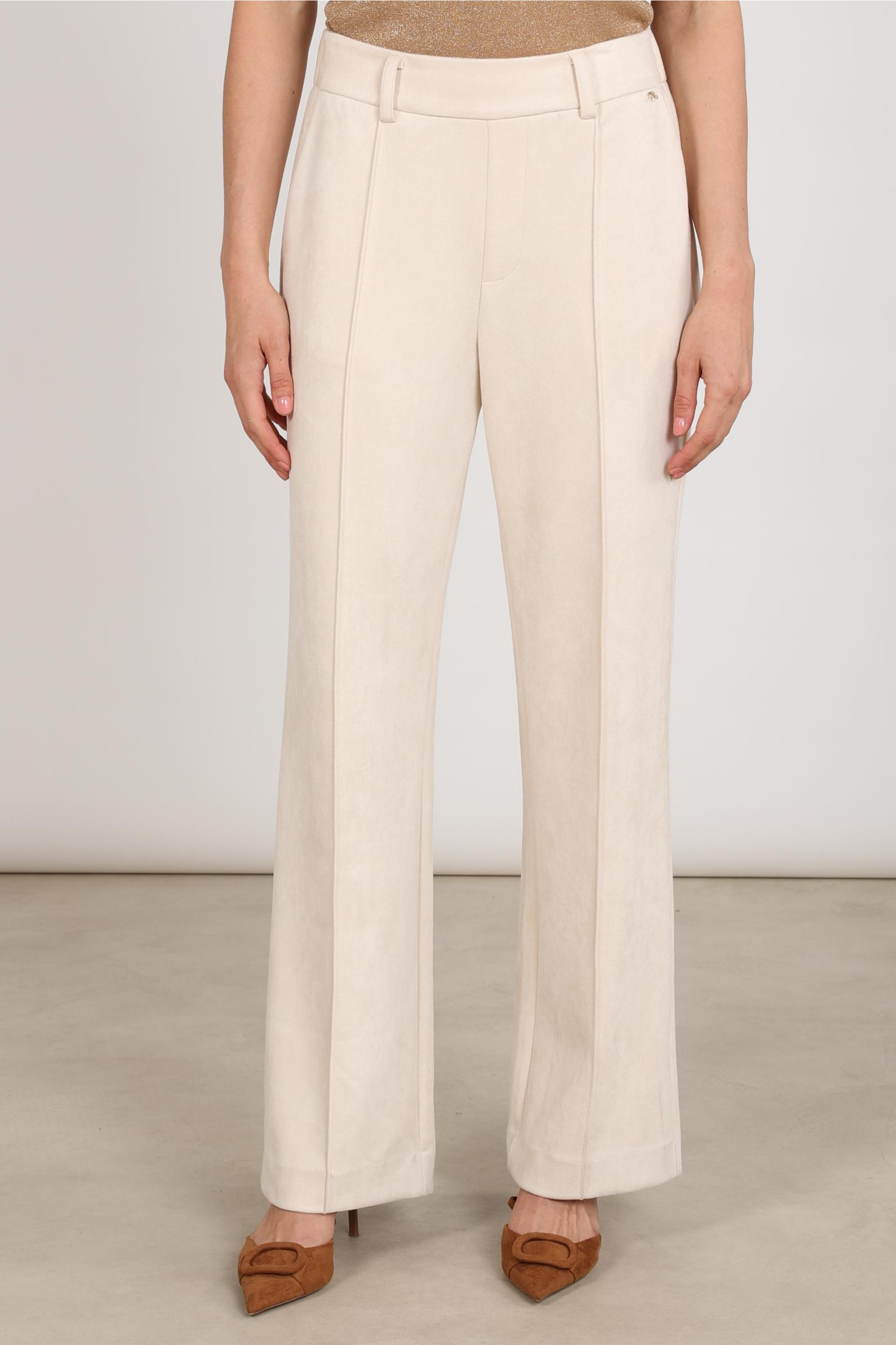 Jill Pants Suedine | Off White
