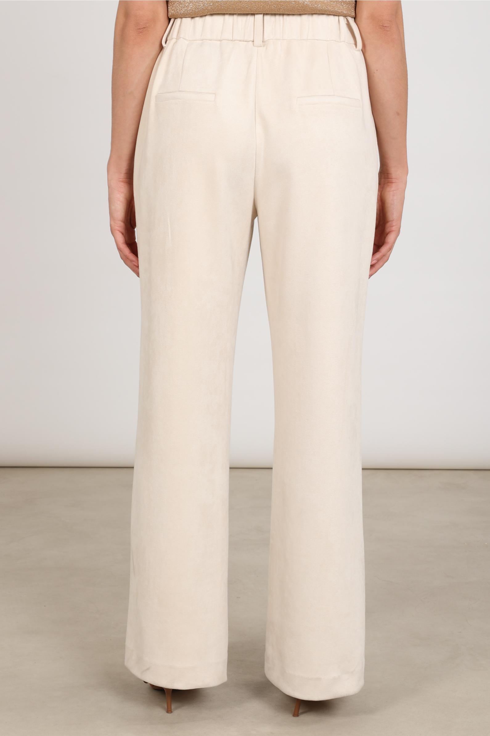 Jill Pants Suedine | Off White