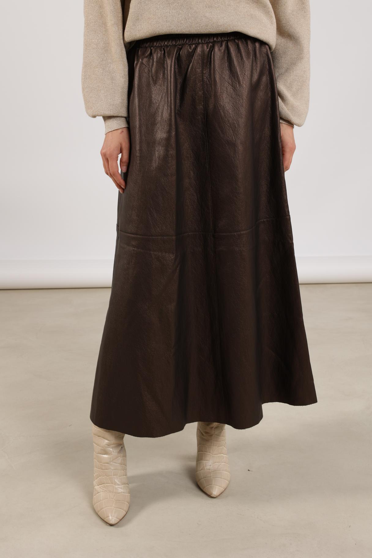 Amber Skirt | Fango/Dark Chocolate
