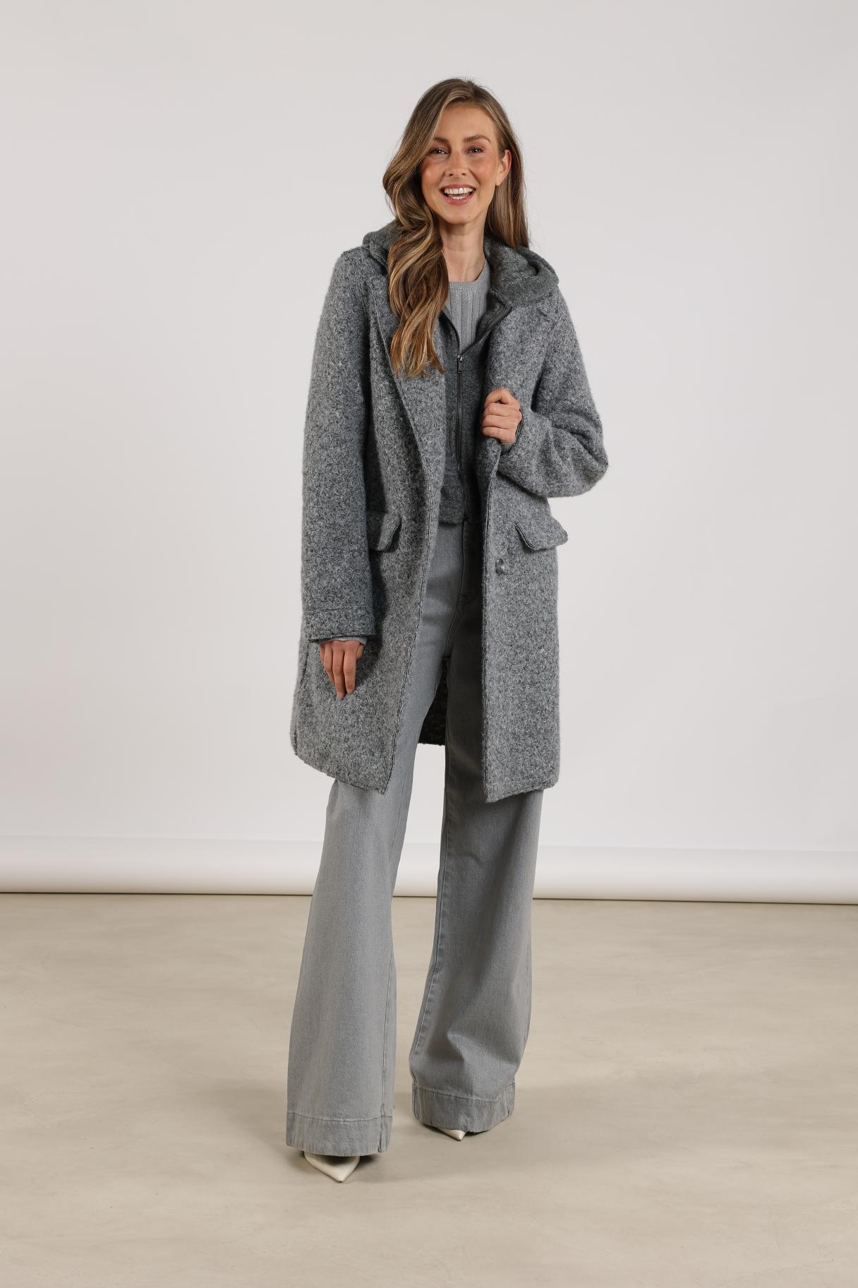 Inna Jacket Boucle | Antracite
