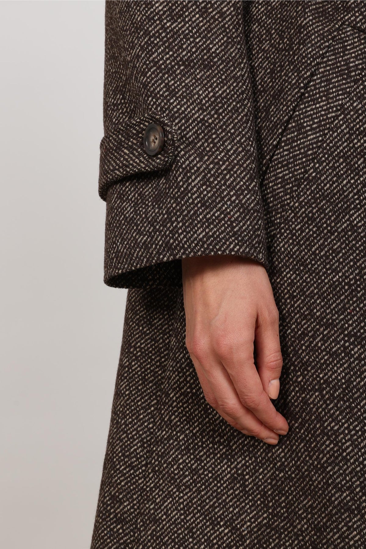 Jade Coat Long | Chocolate