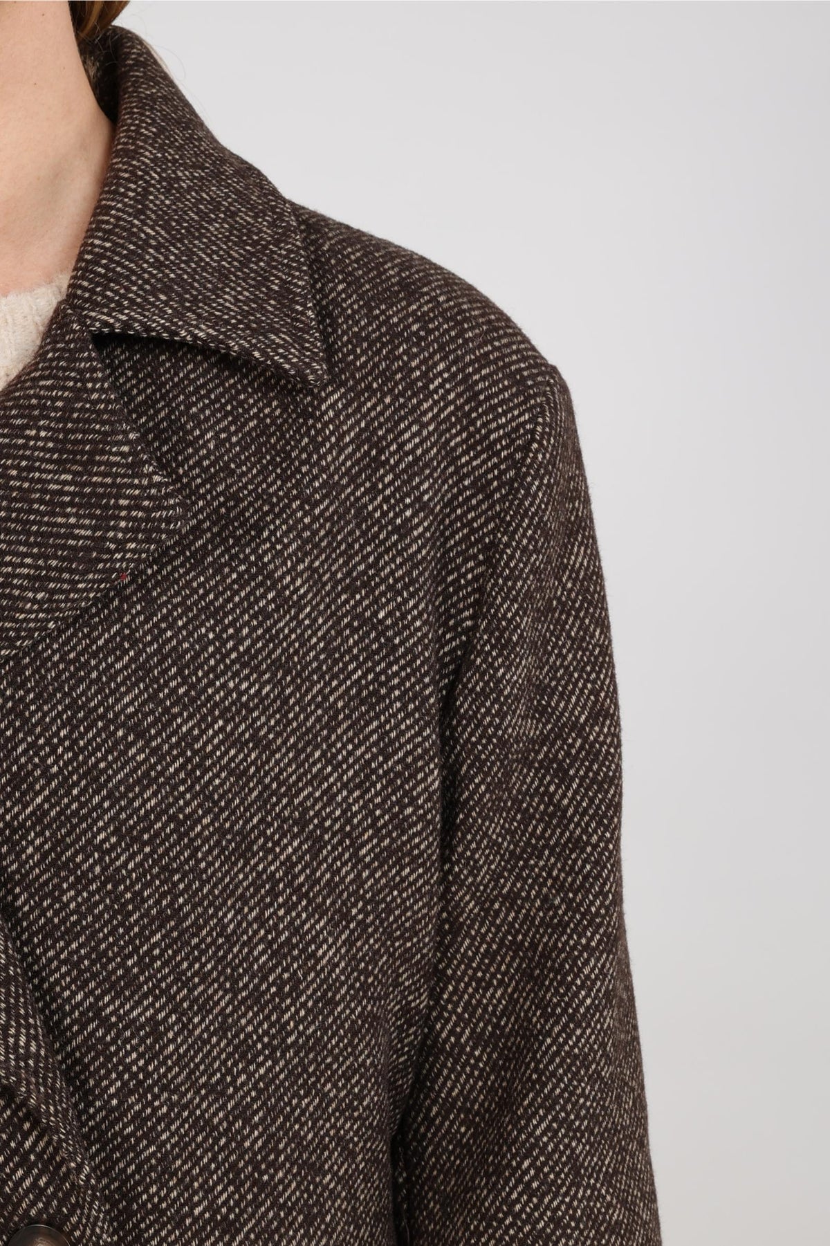Jade Coat Long | Chocolate
