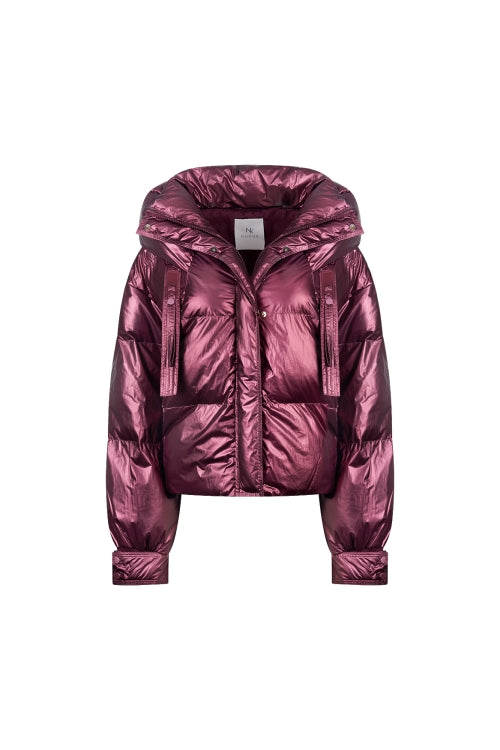 Melodi Jacket Metallic | Cherry