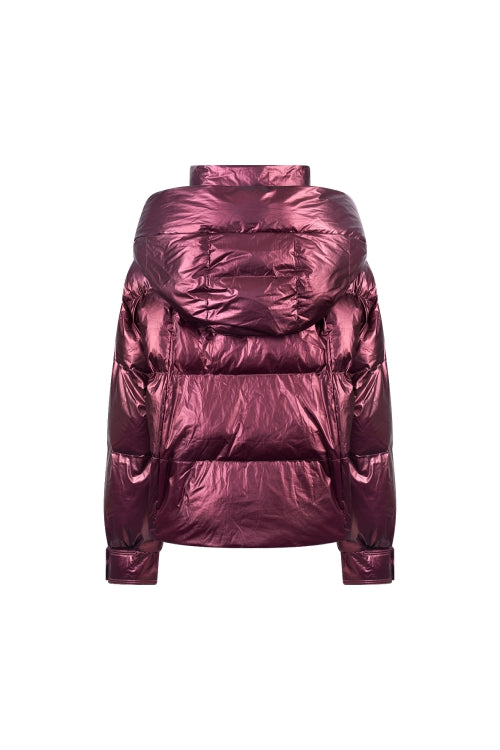 Melodi Jacket Metallic | Cherry