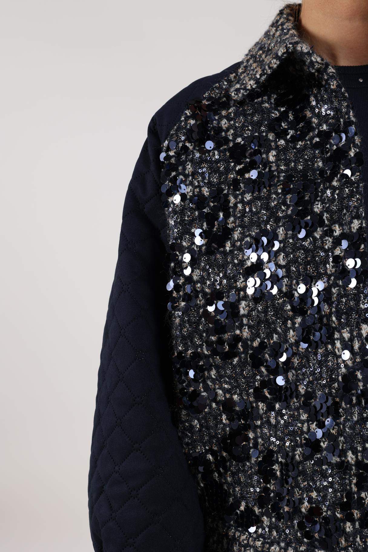 Milou Jacket Paillet | Navy