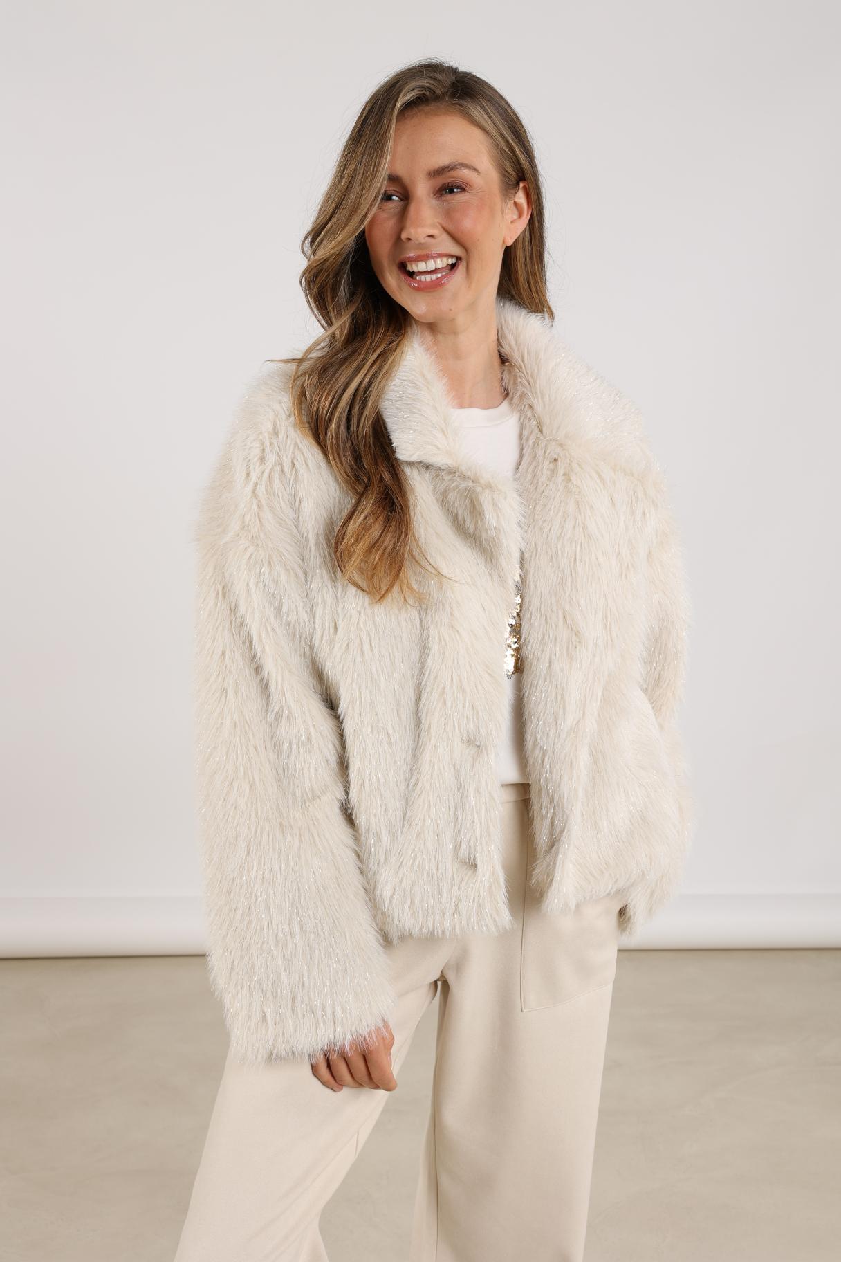 Pleun Jacket | Offwhite/Silver