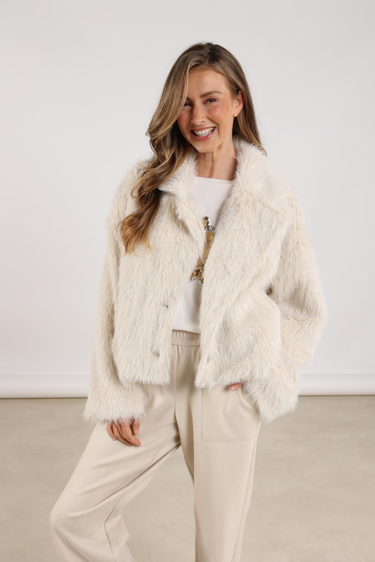 Pleun Jacket | Offwhite/Silver