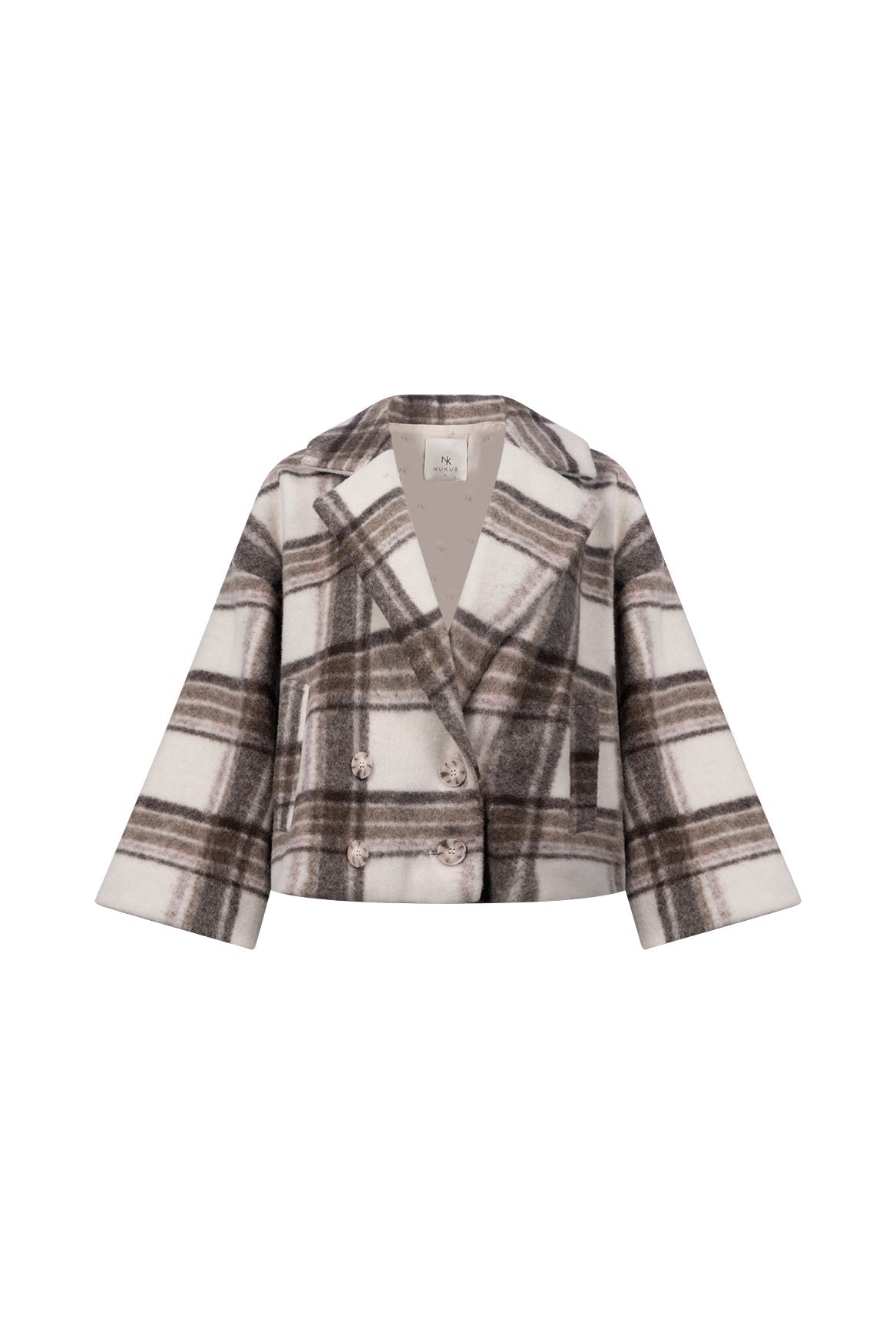 Danique Jacket | Offwhite/Taupe
