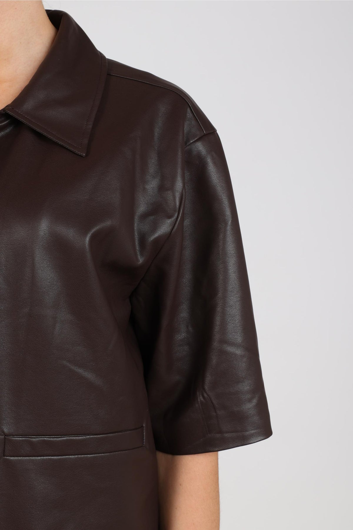 Heidi Jacket PU | Chocolate