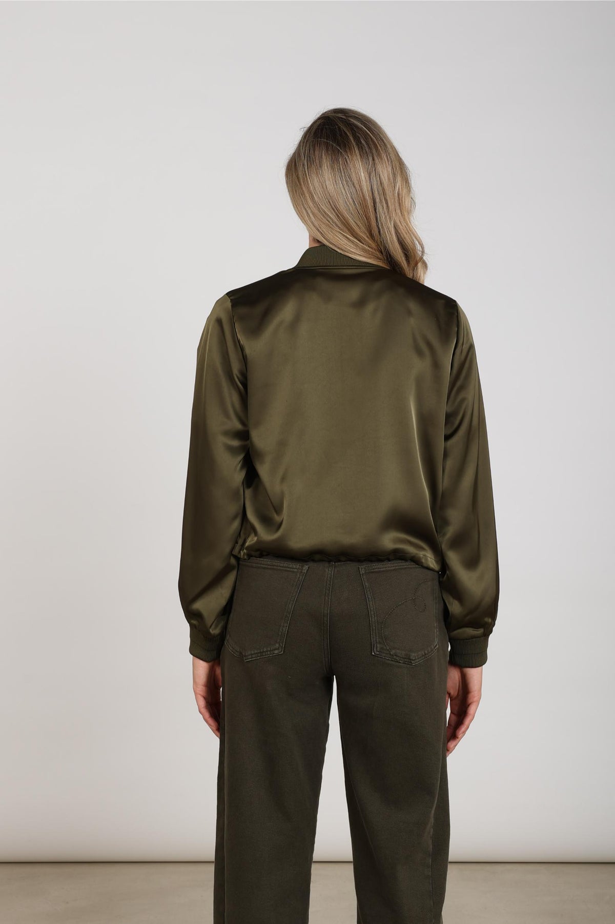 Dena Jacket Shiny | Moss