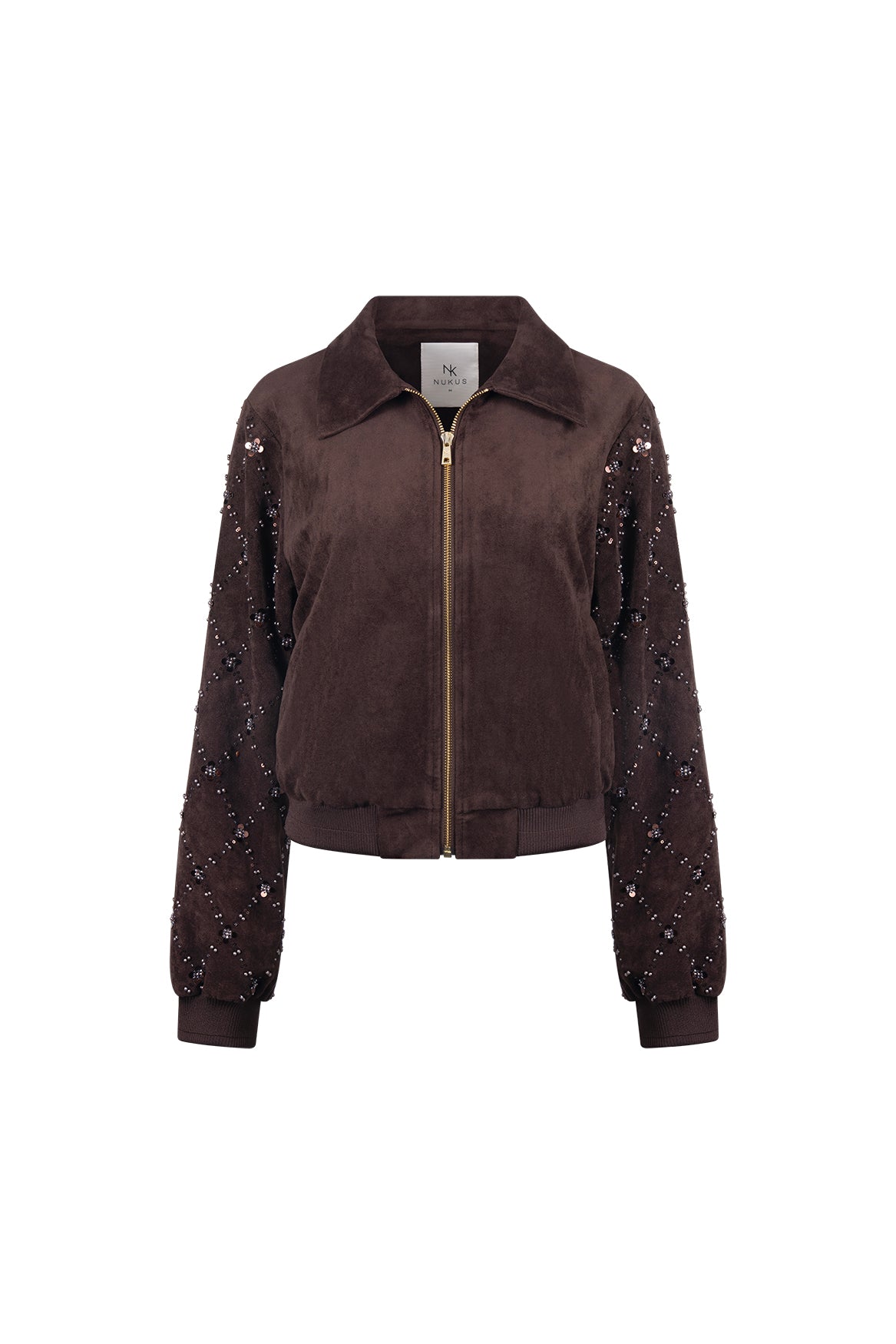 Daisy Bomber Suede | Chocolate