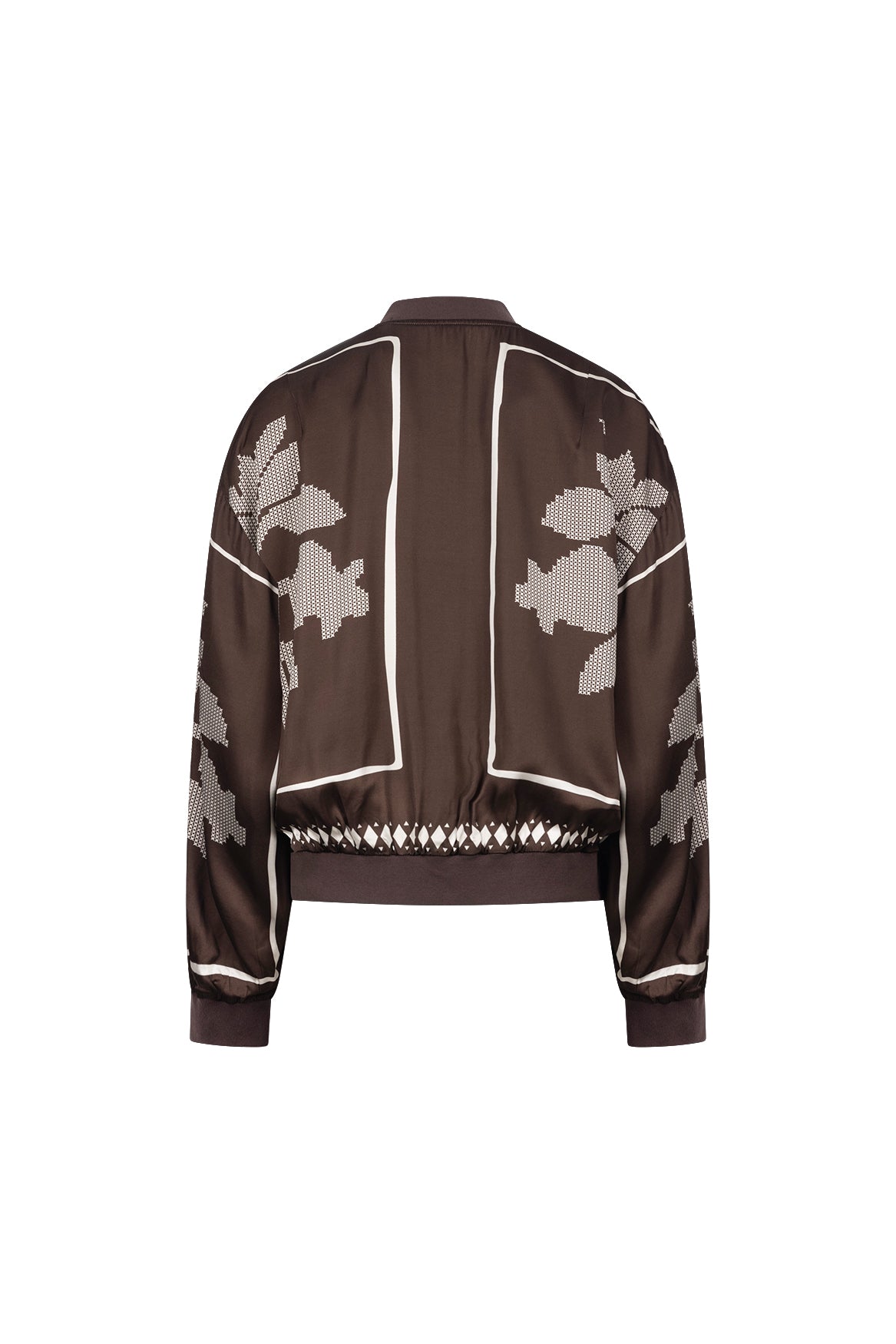 Davina Jacket Cross | Chocolate/Offwhite