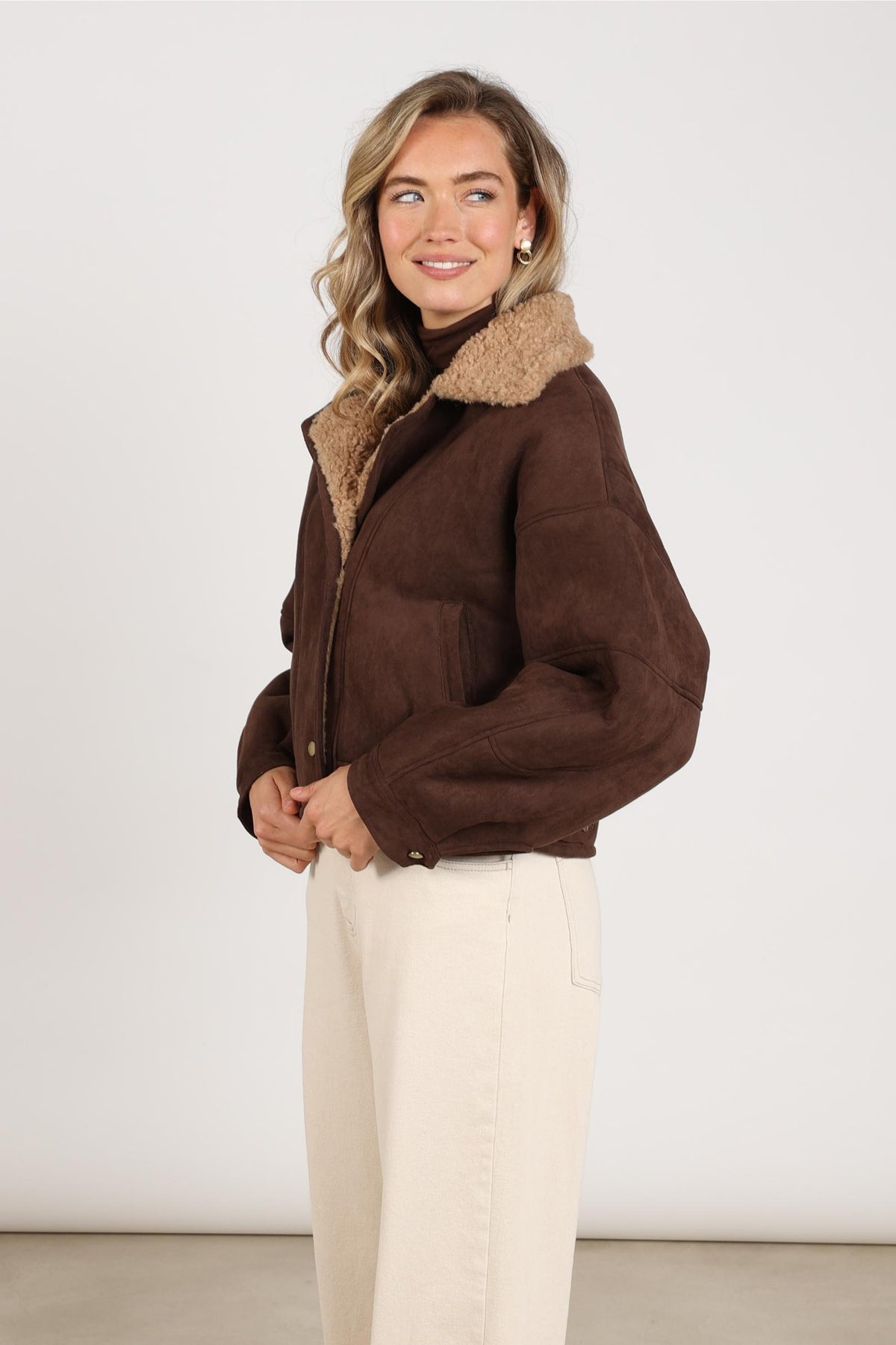 Evita Jacke | Schokolade