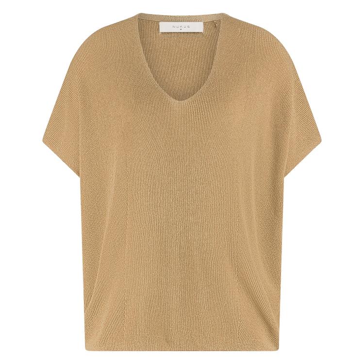 Dina Top Lurex | Camel