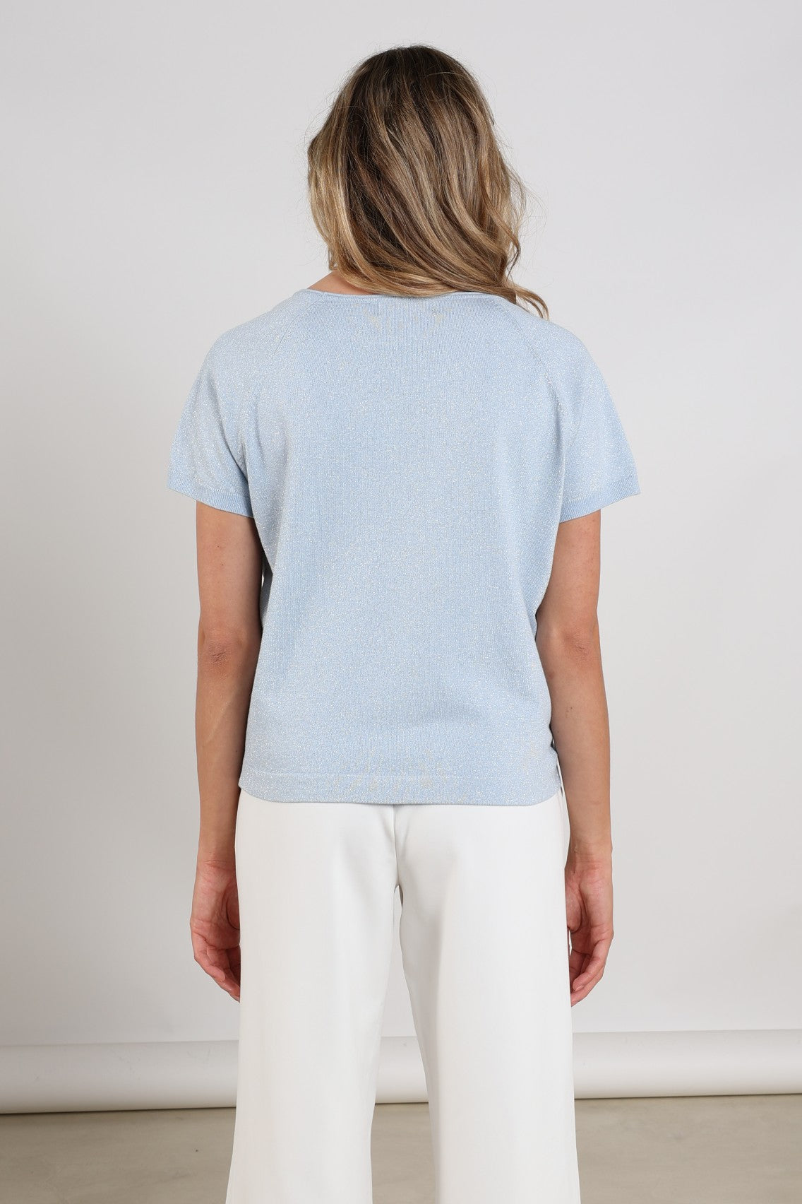 Anita Top Lurex | Cloudy