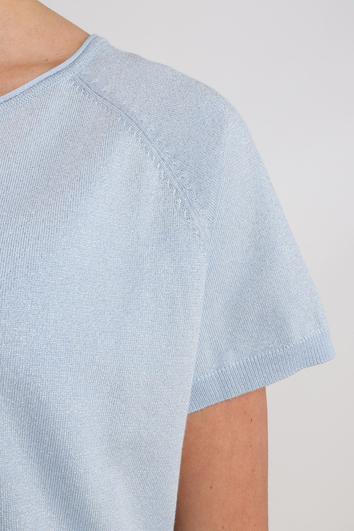 Anita Top Lurex | Cloudy