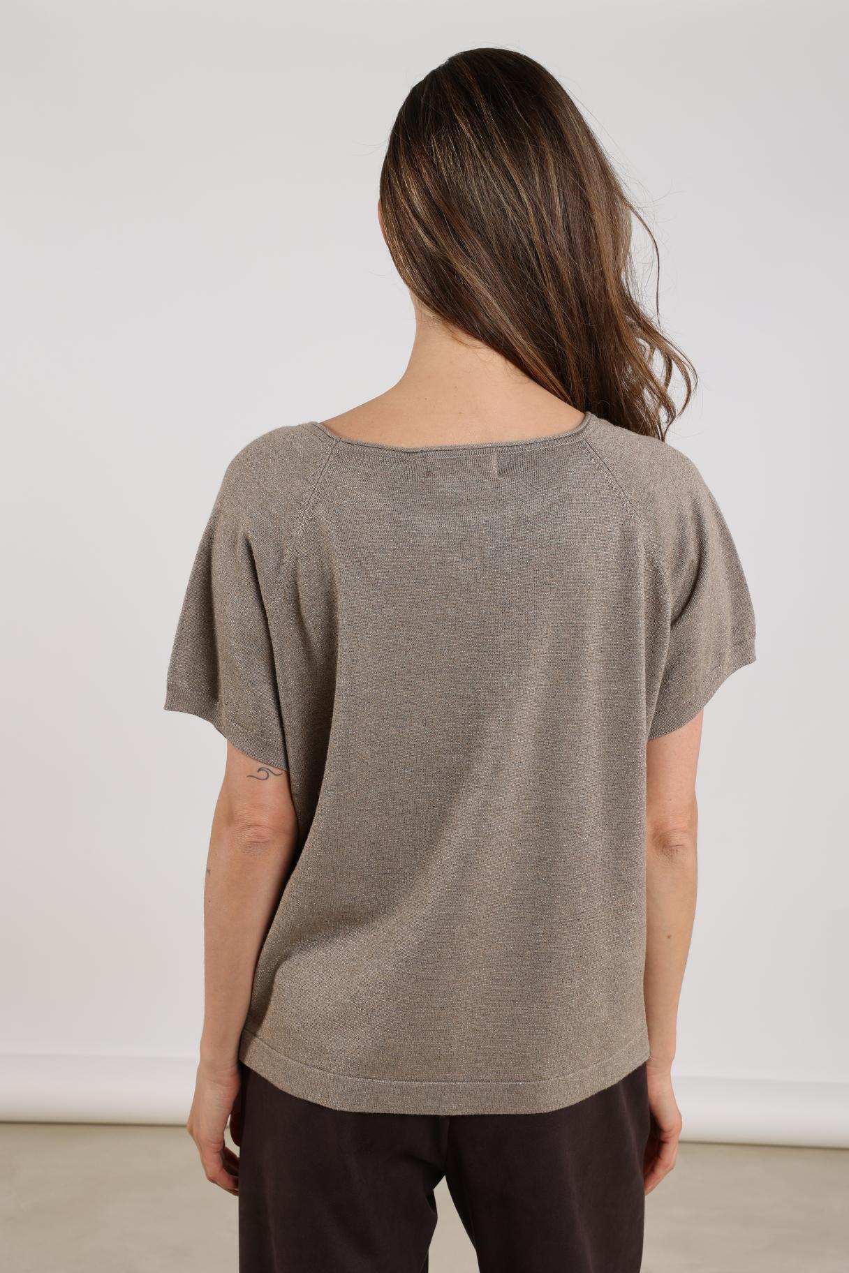 Anita Top Lurex | Light Fango