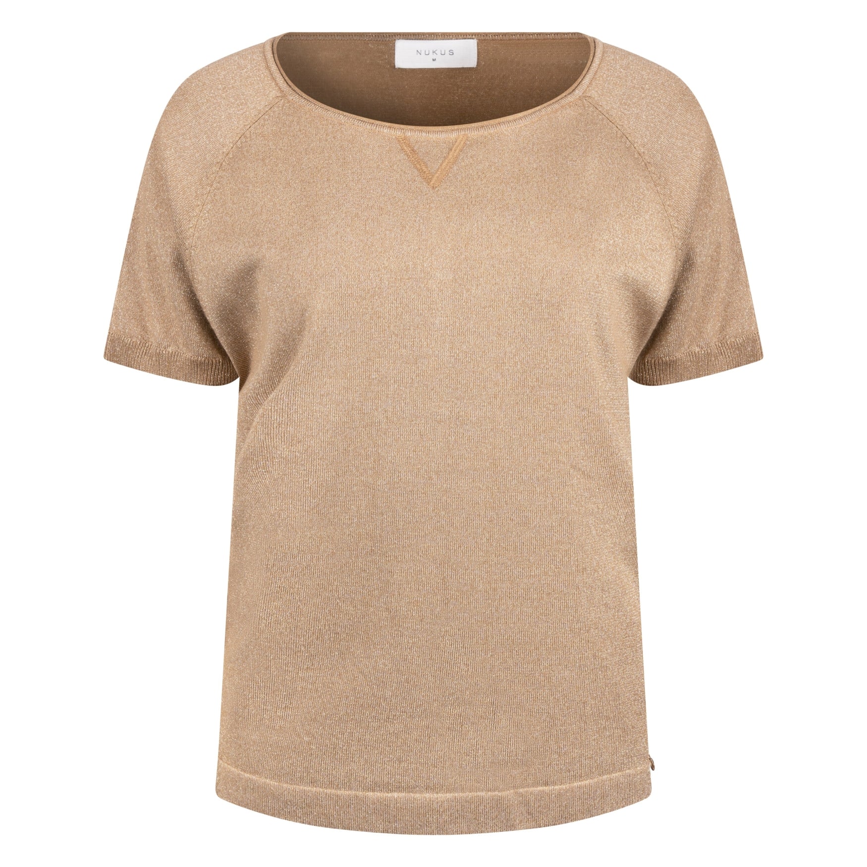 Anita Top Lurex | Camel