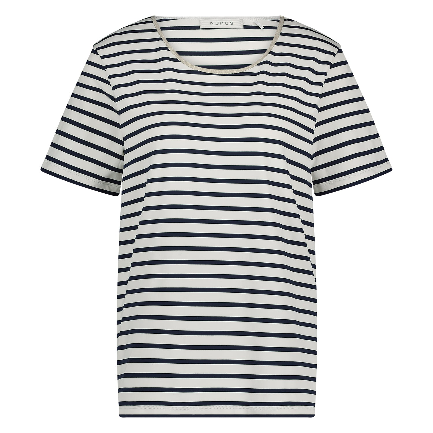 Tirza Top Stripe | Offwhite/Navy