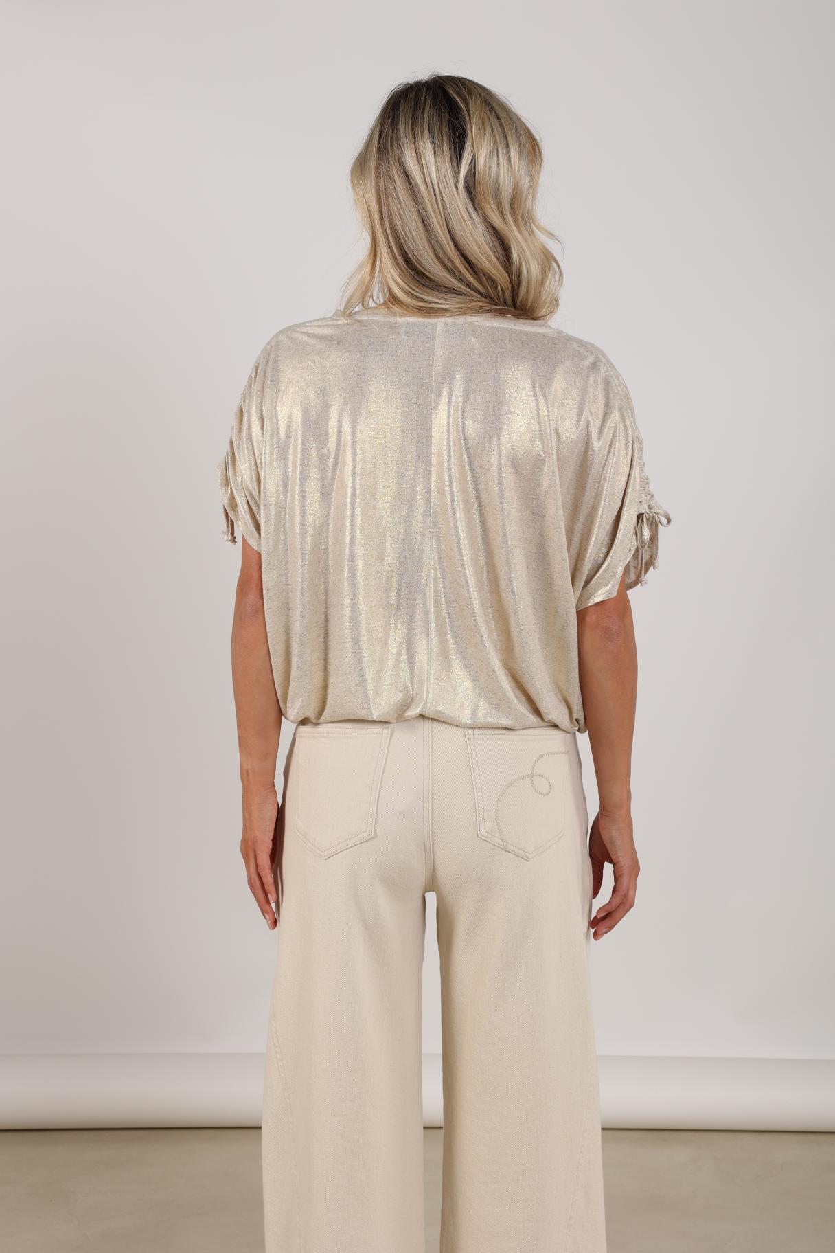 Teuntje Top Coating | Sand/Gold