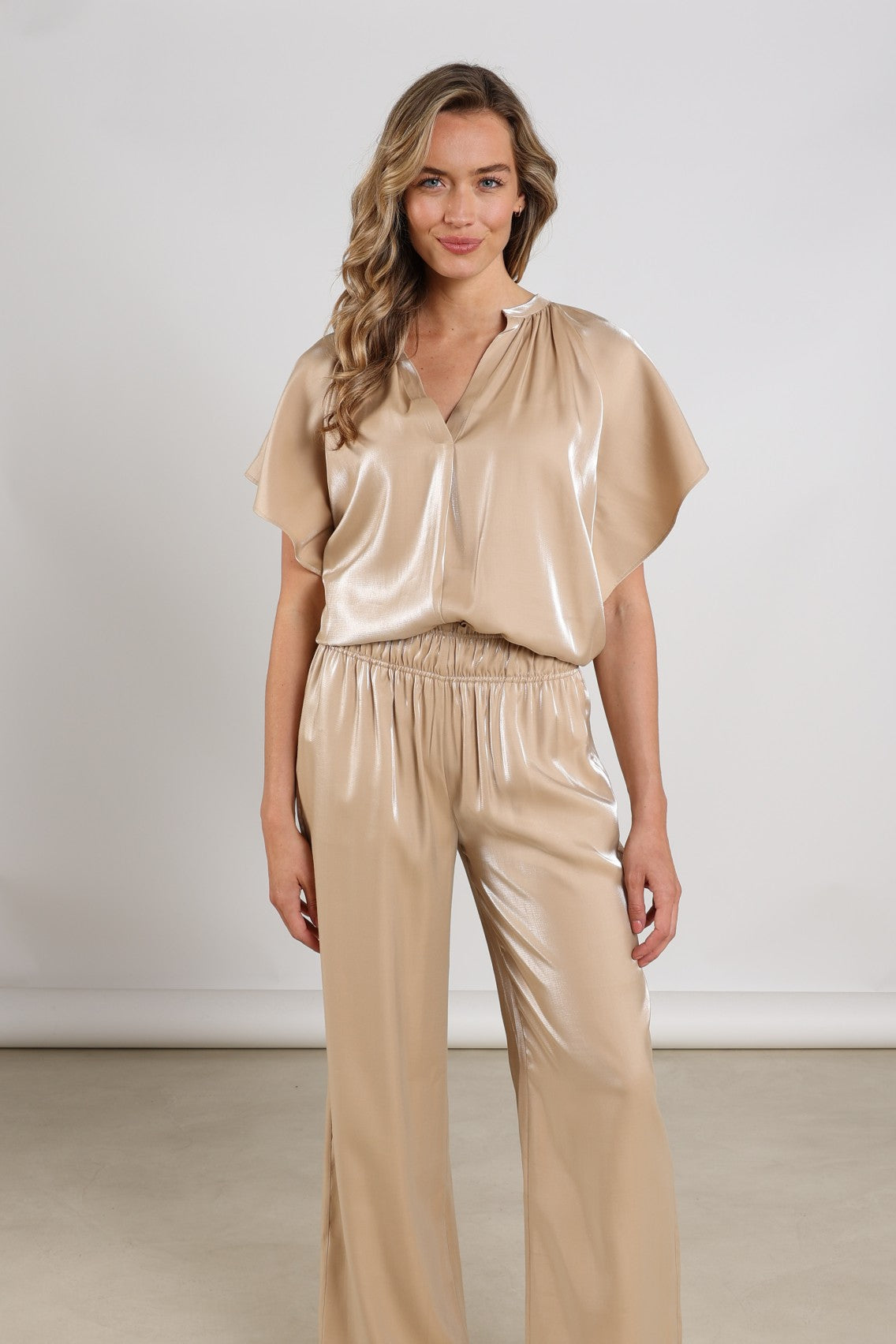 Taylor Top Shiny | Sand