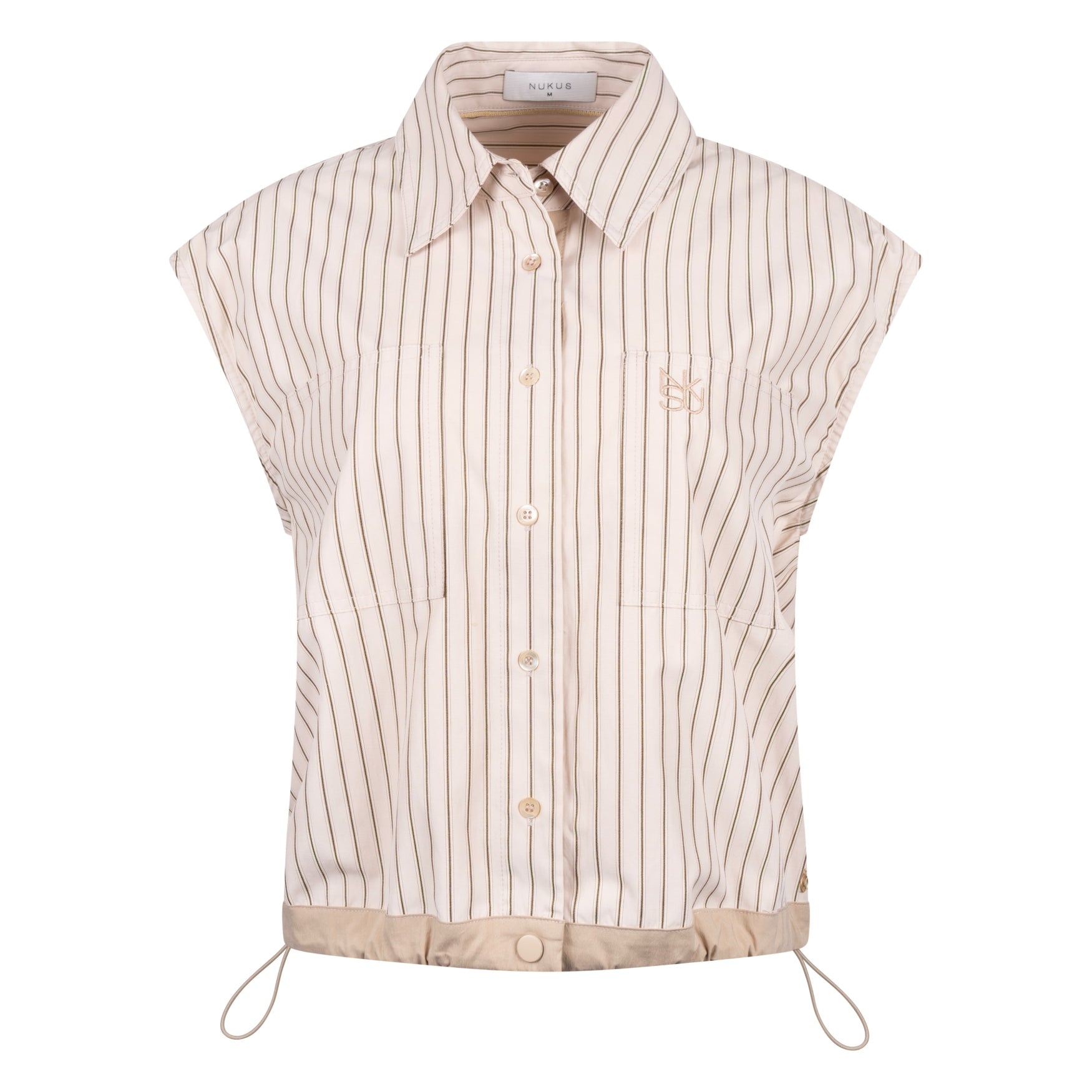 Abby Top Stripe | Sand