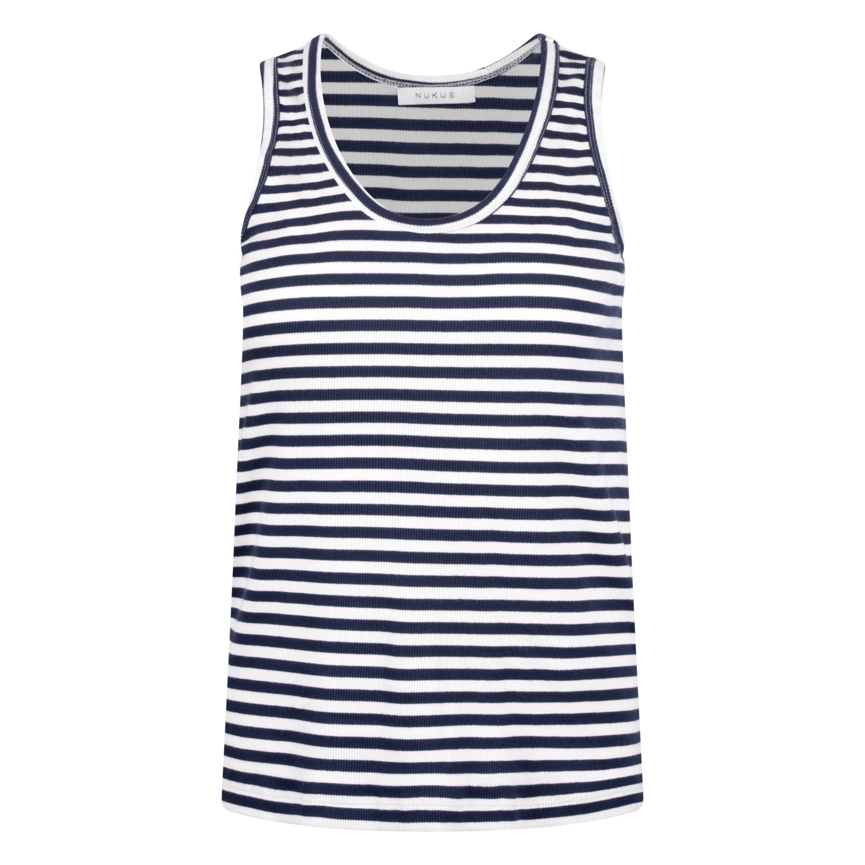 Steffie Singlet | Offwhite/Navy