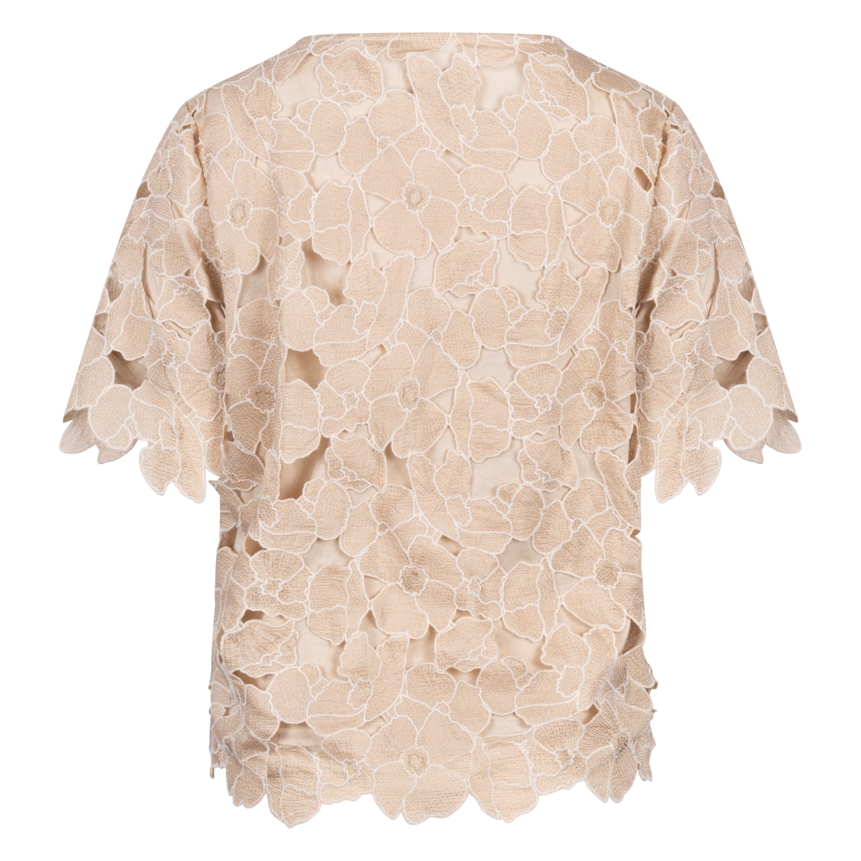 Octavia Top Flower | Sand/Gold